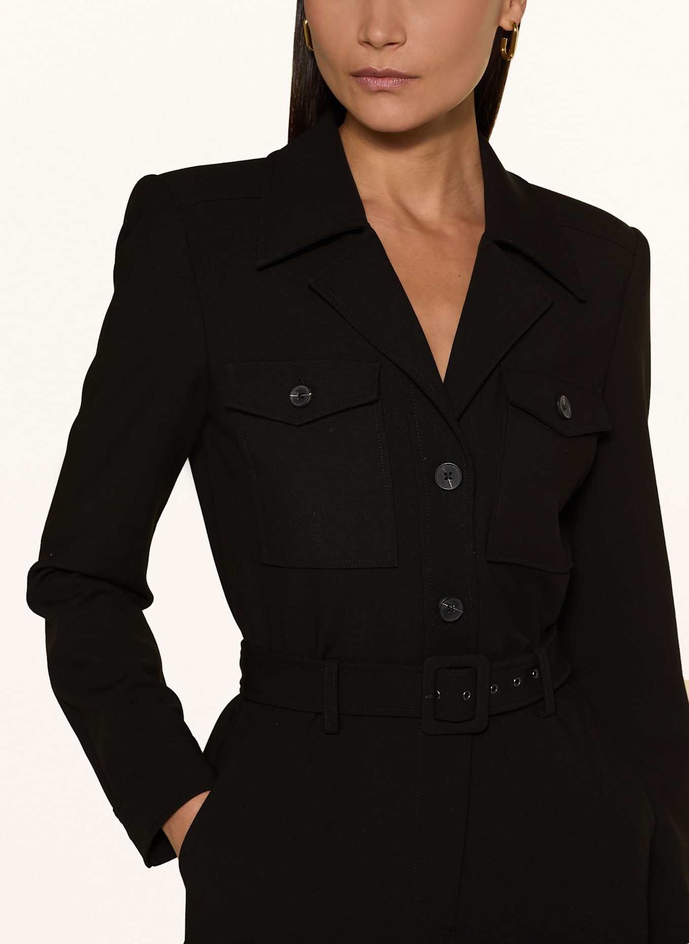 REISS Jumpsuit: SCHWARZ
