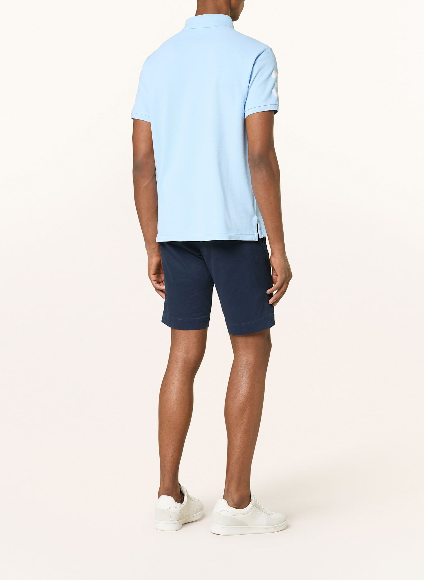 POLO RALPH LAUREN Piqué-Poloshirt Custom Slim Fit: HELLBLAU