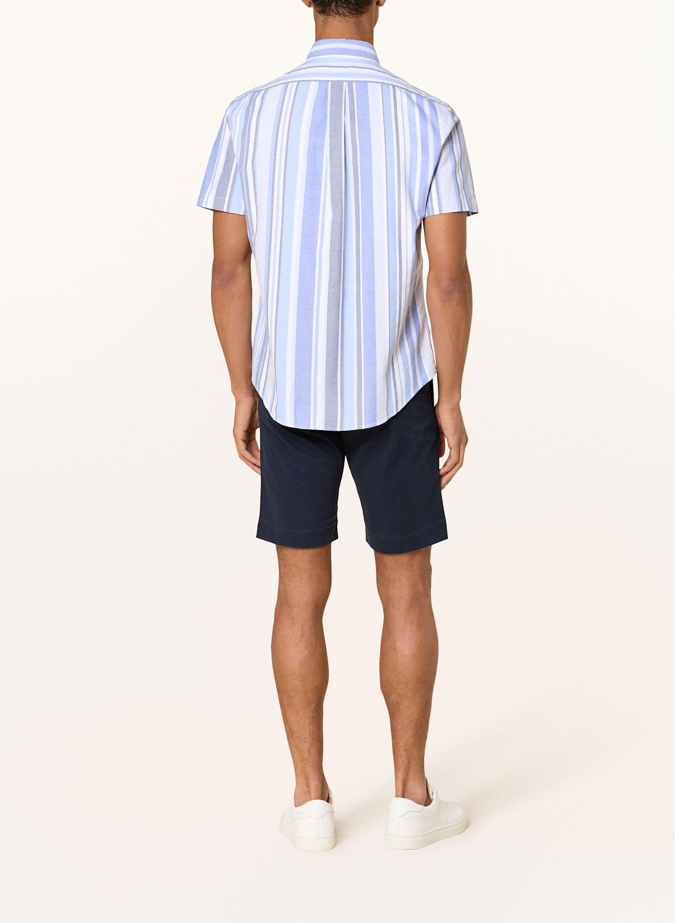 POLO RALPH LAUREN Kurzarm-Hemd Regular Fit, Farbe: HELLBLAU/ WEISS (Bild 3)