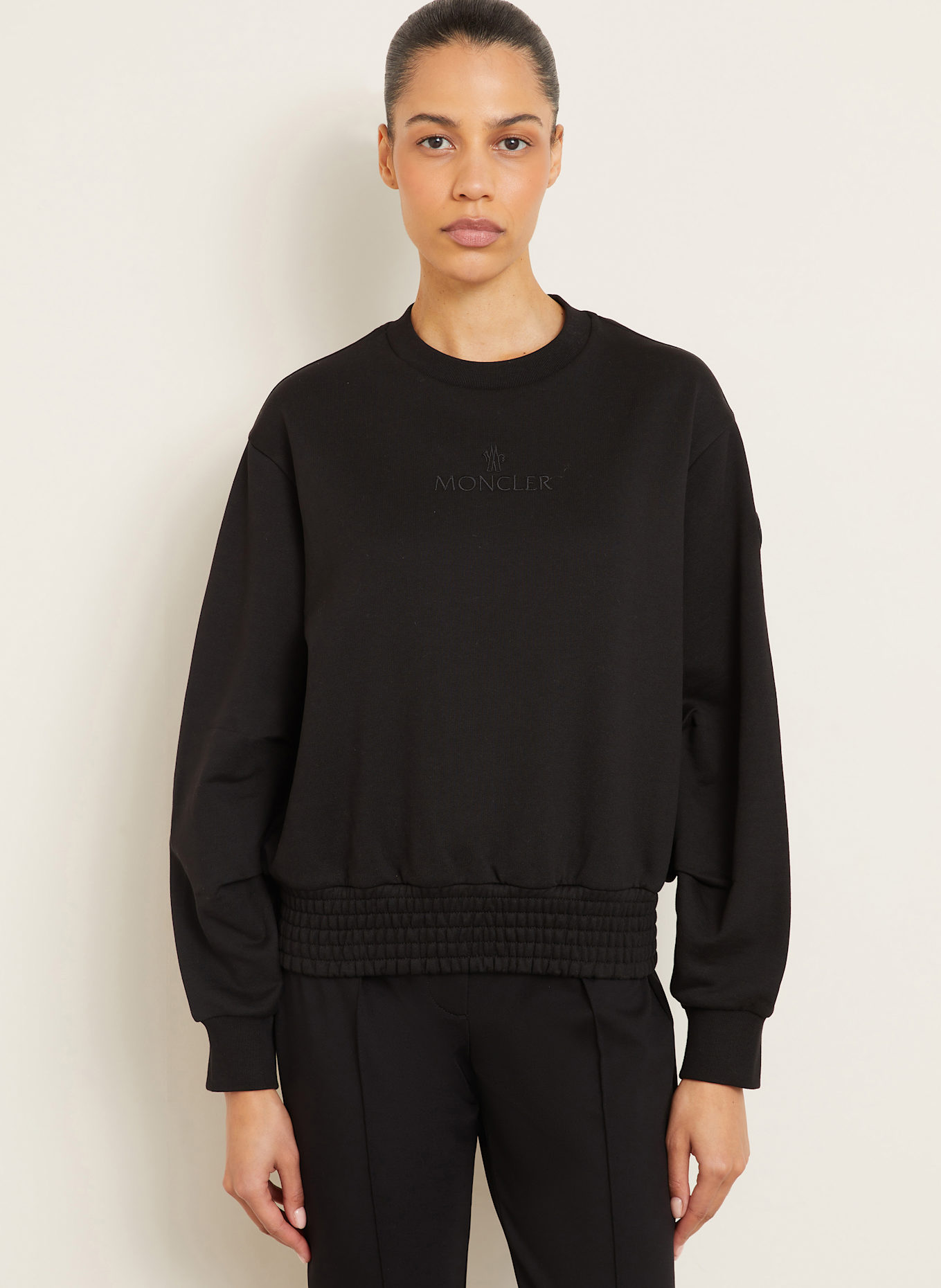 MONCLER Sweatshirt: SCHWARZ