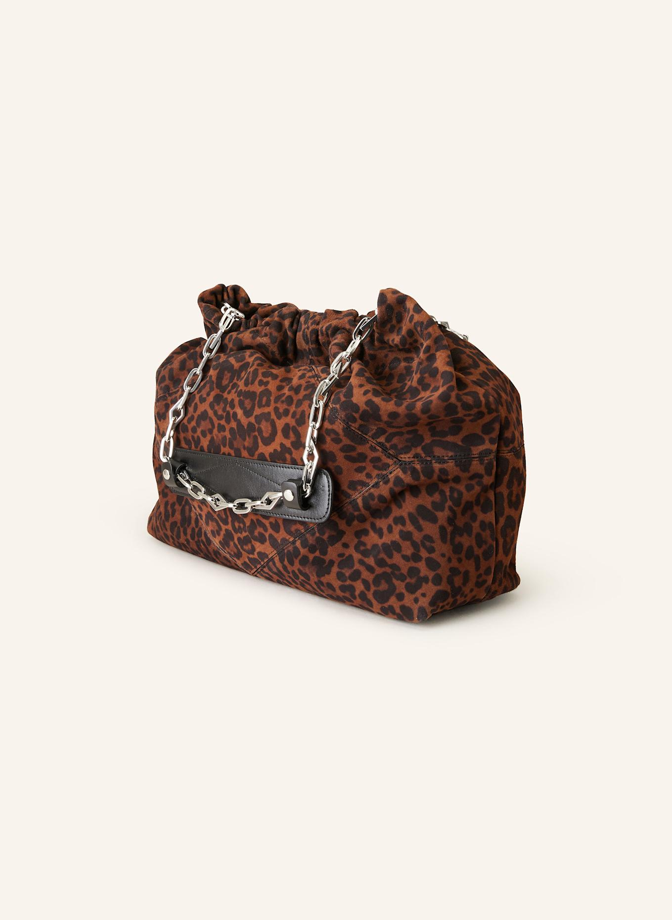 ba&sh Handtasche JUNE: DUNKELBRAUN / SCHWARZ