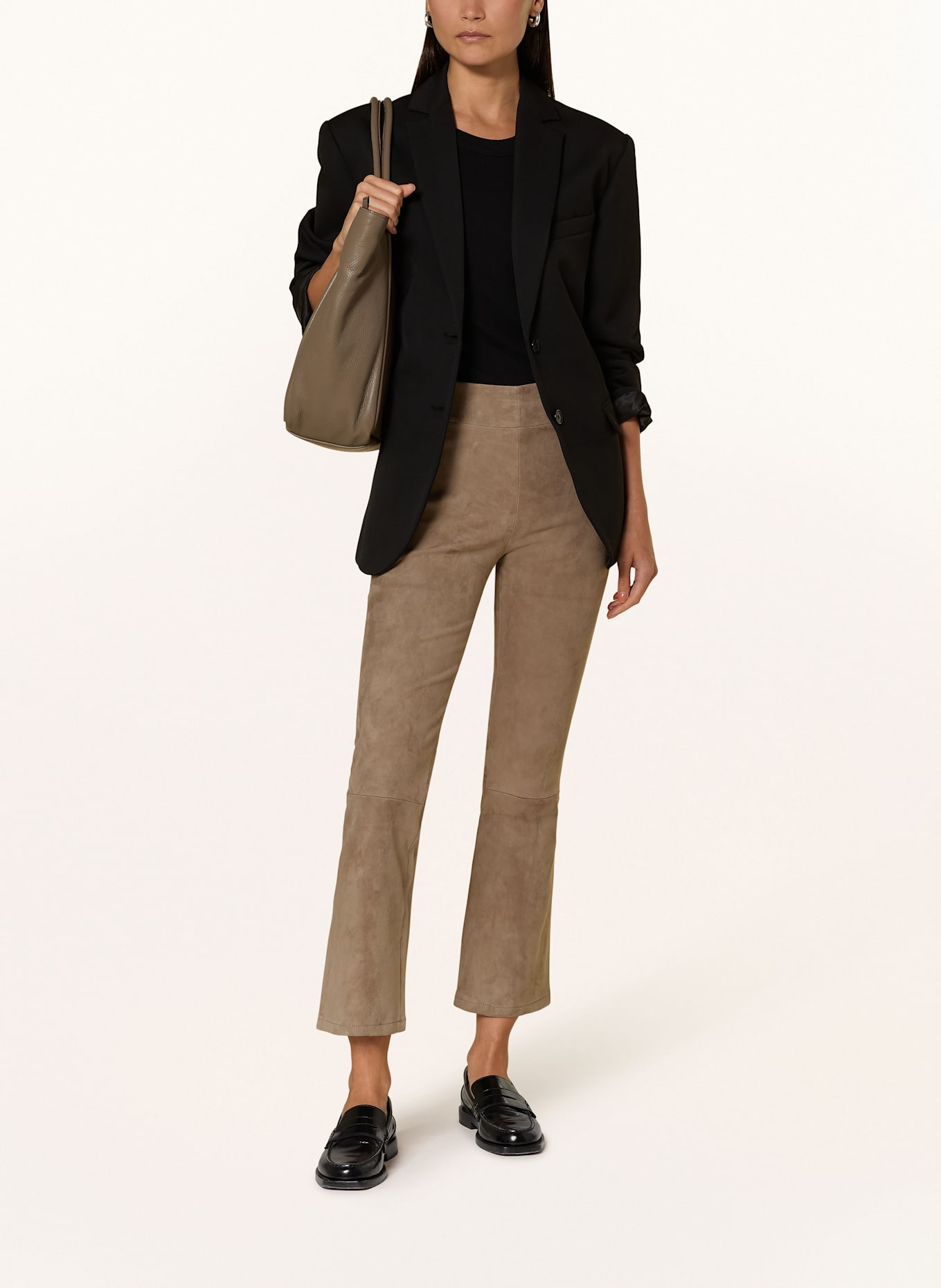 ARMA Lederhose: TAUPE