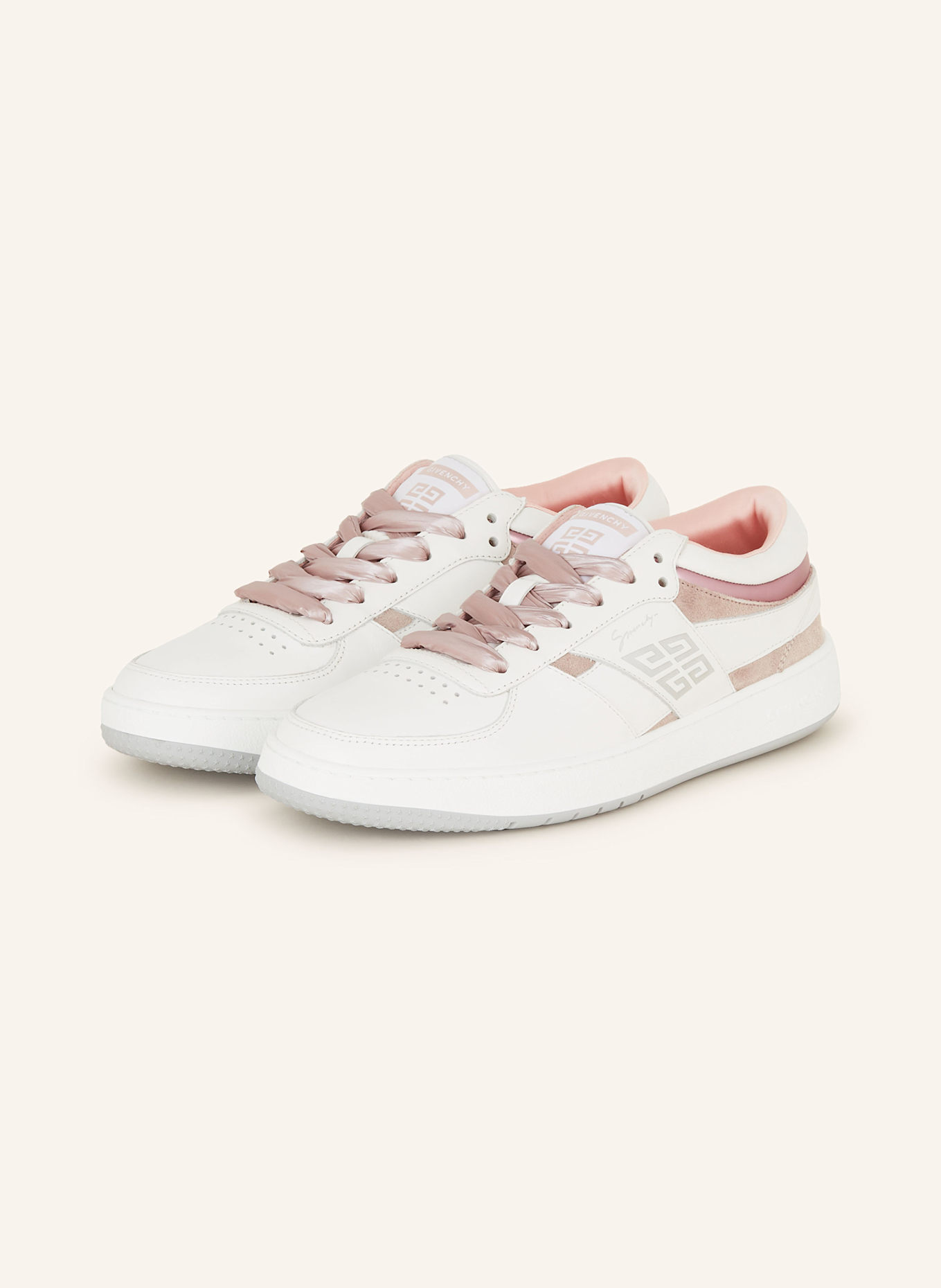 GIVENCHY Sneakers: WHITE/ PINK