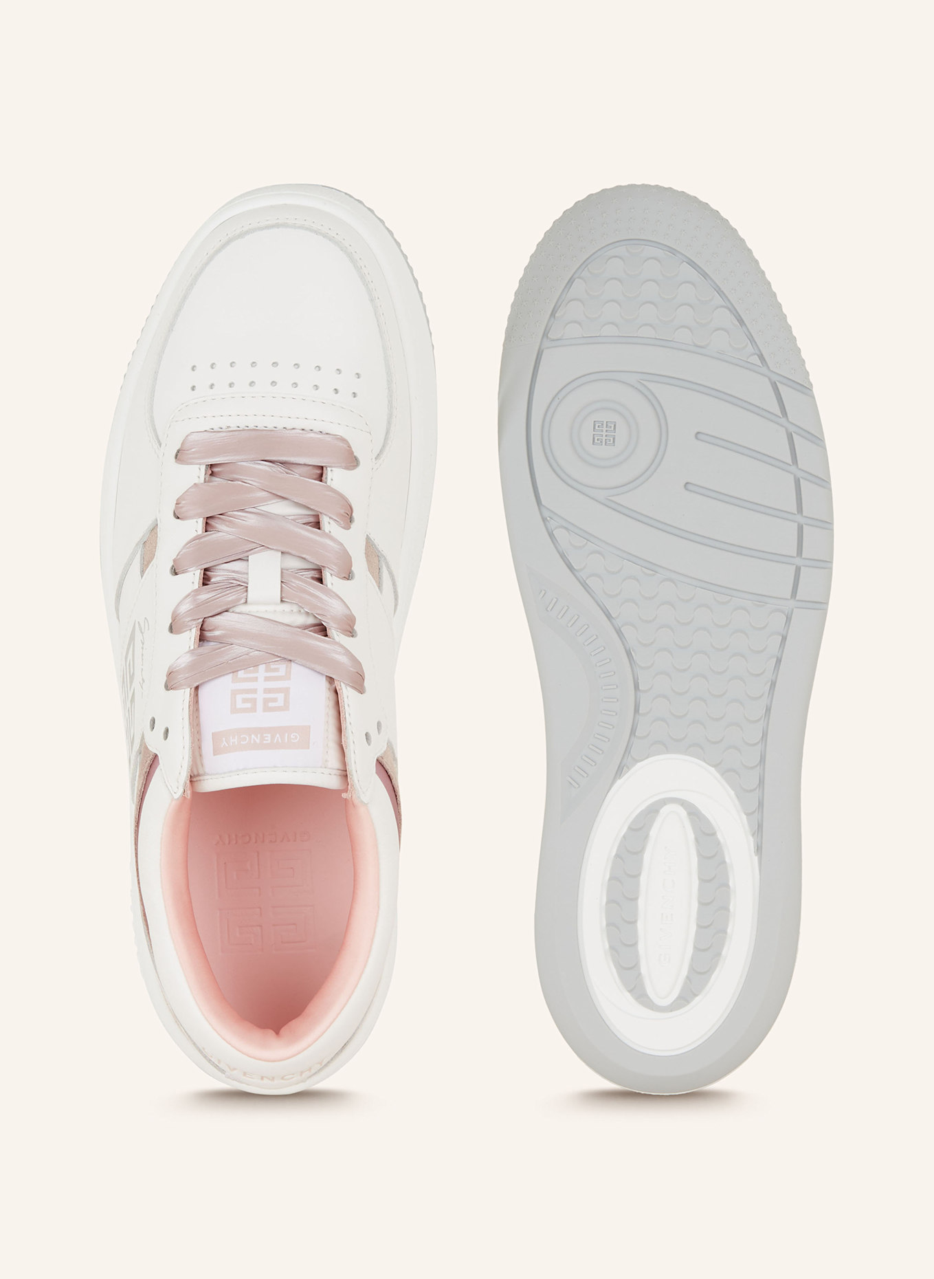 GIVENCHY Sneakers: WHITE/ PINK