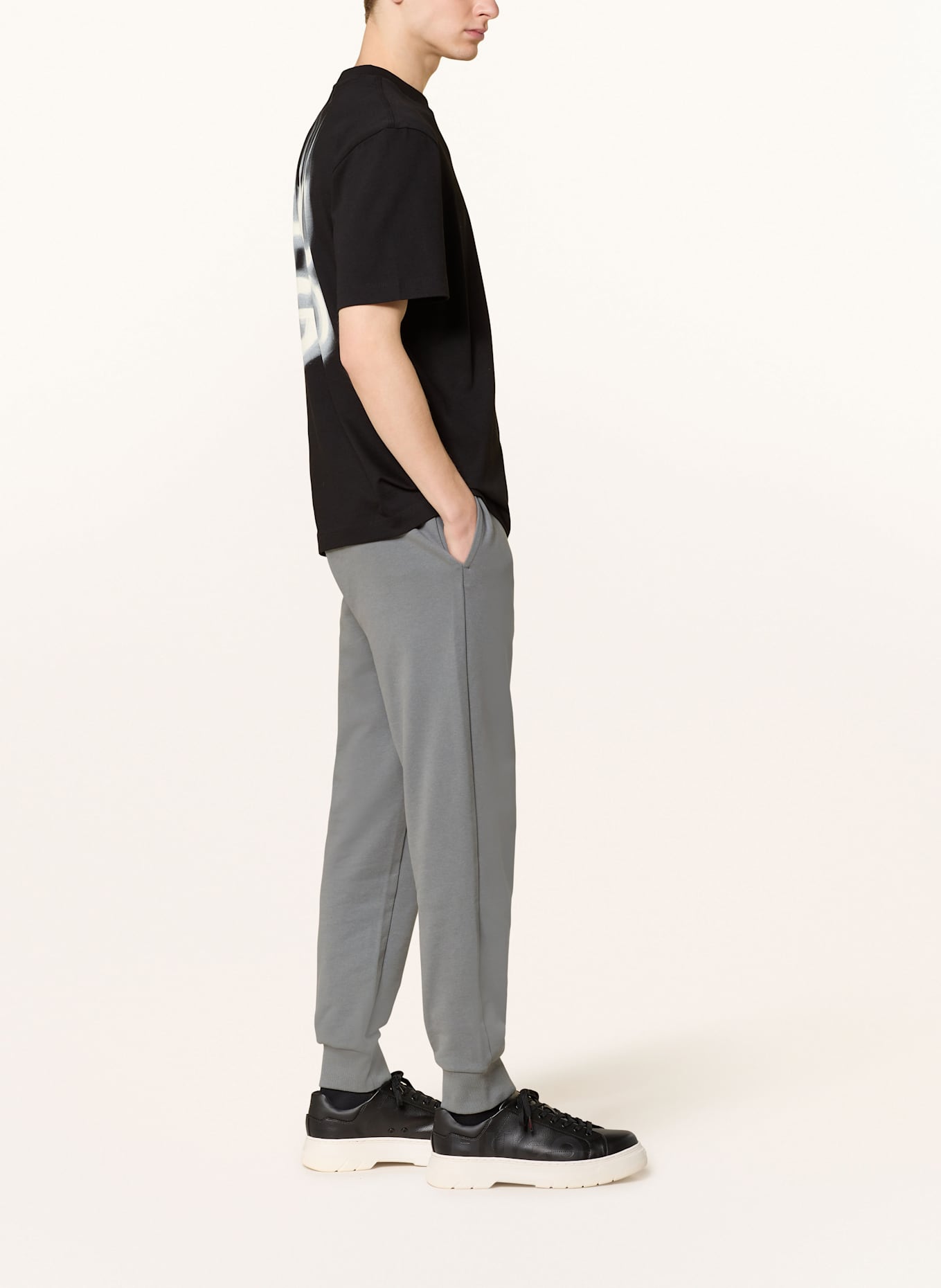 HUGO Tepláky DAYOTE: ŠEDÁ