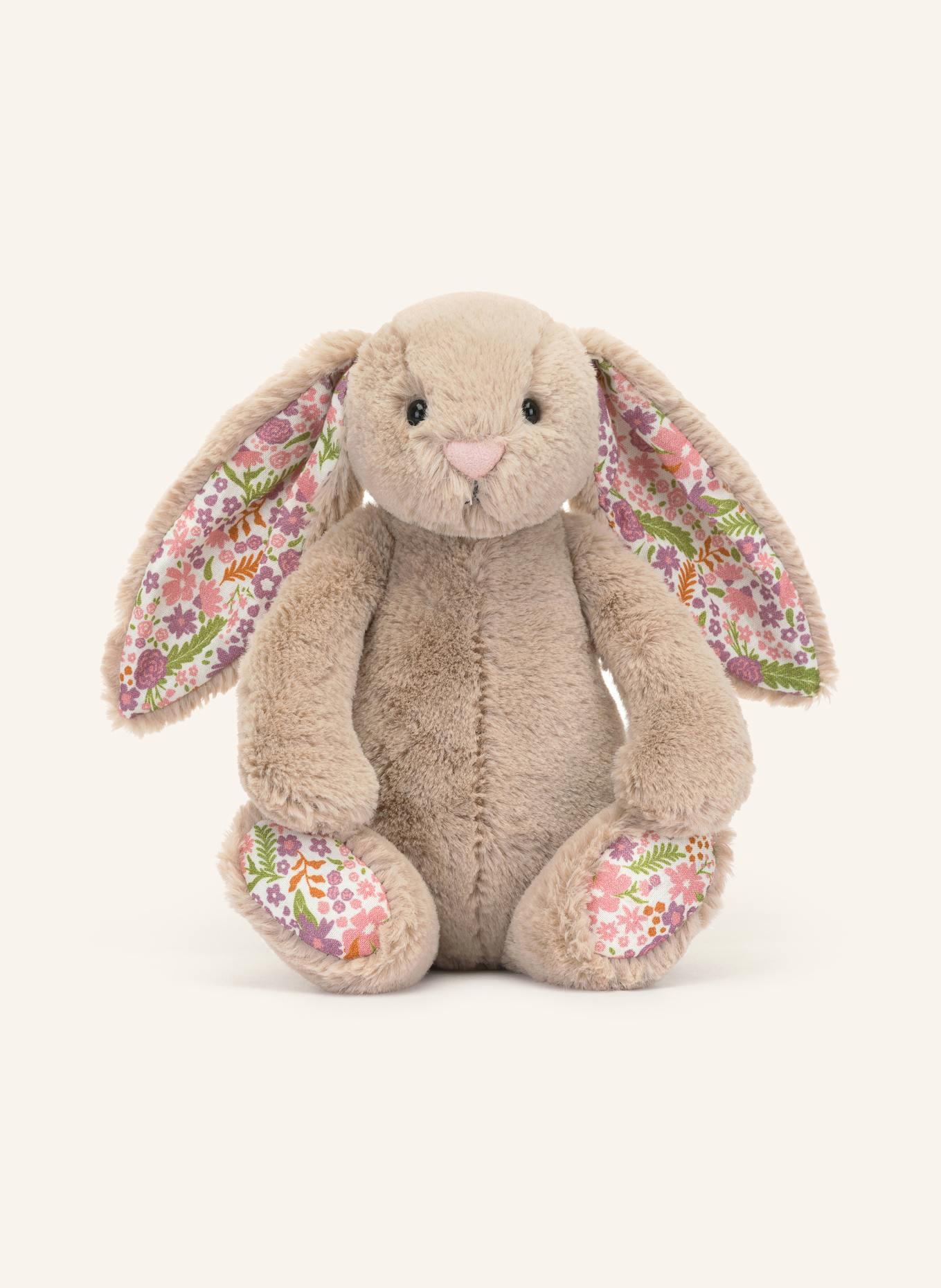 Jellycat Hase-Kuscheltier BLOSSOM BEIGE BUNNY: BEIGE / HELLROSA / HELLLILA