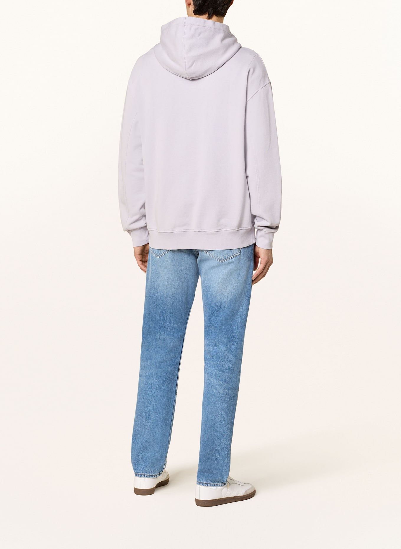 ARMEDANGELS tweed hoodie EMAAL: HELLLILA