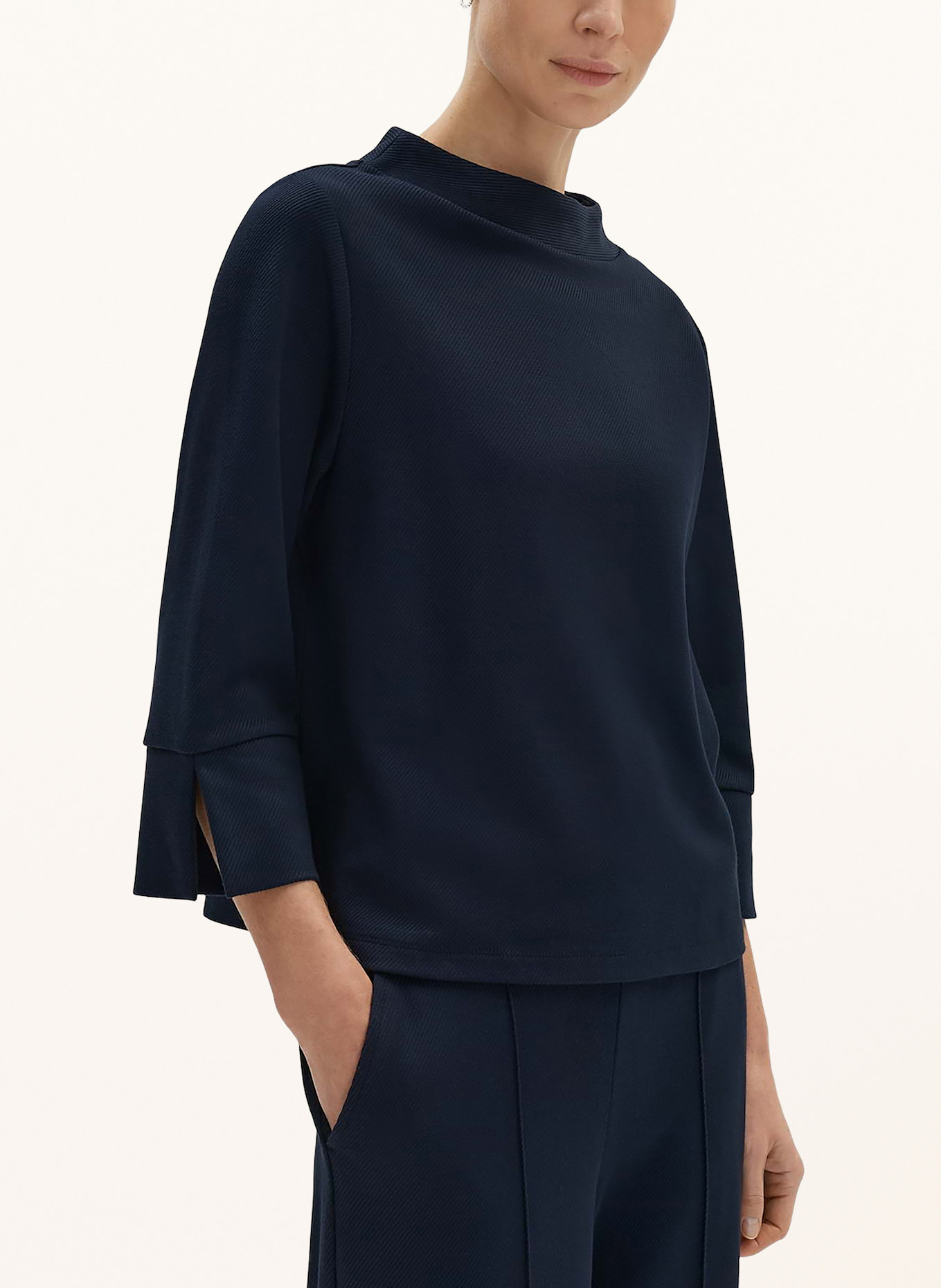 someday UBERTAH sweatshirt with 3/4 sleeves: DARK BLUE