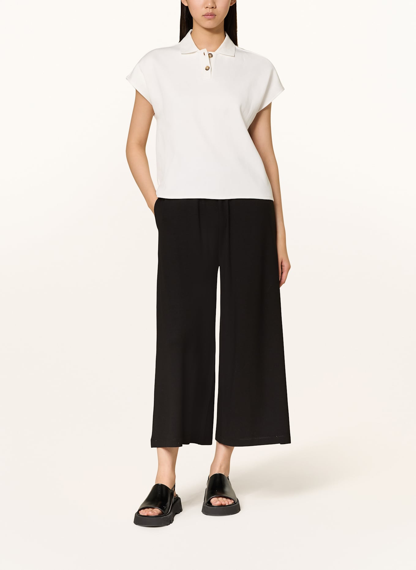 Marc O'Polo DENIM Jersey-Culotte ARINA: SCHWARZ