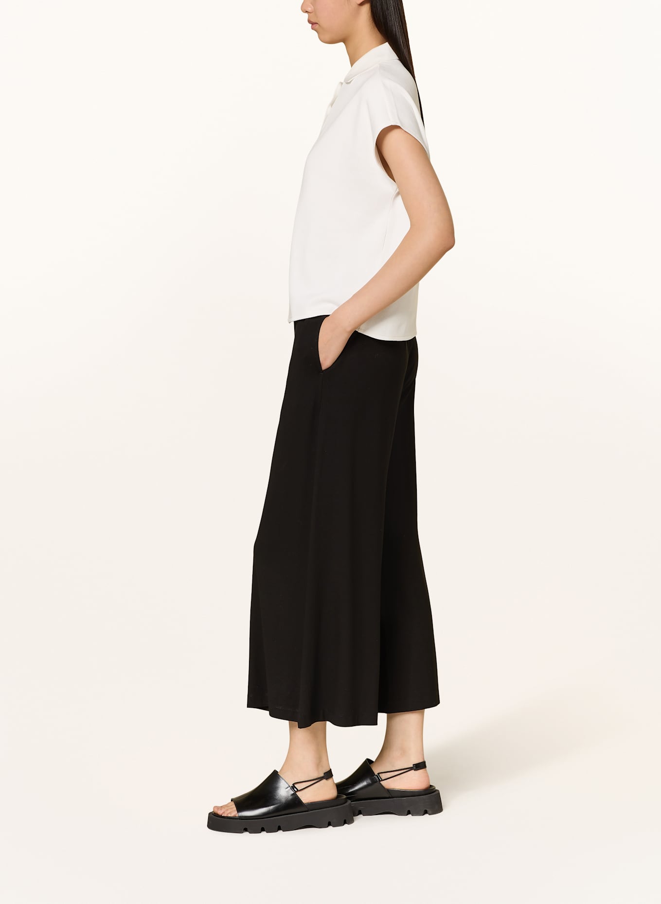 Marc O'Polo DENIM Jersey-Culotte ARINA: SCHWARZ