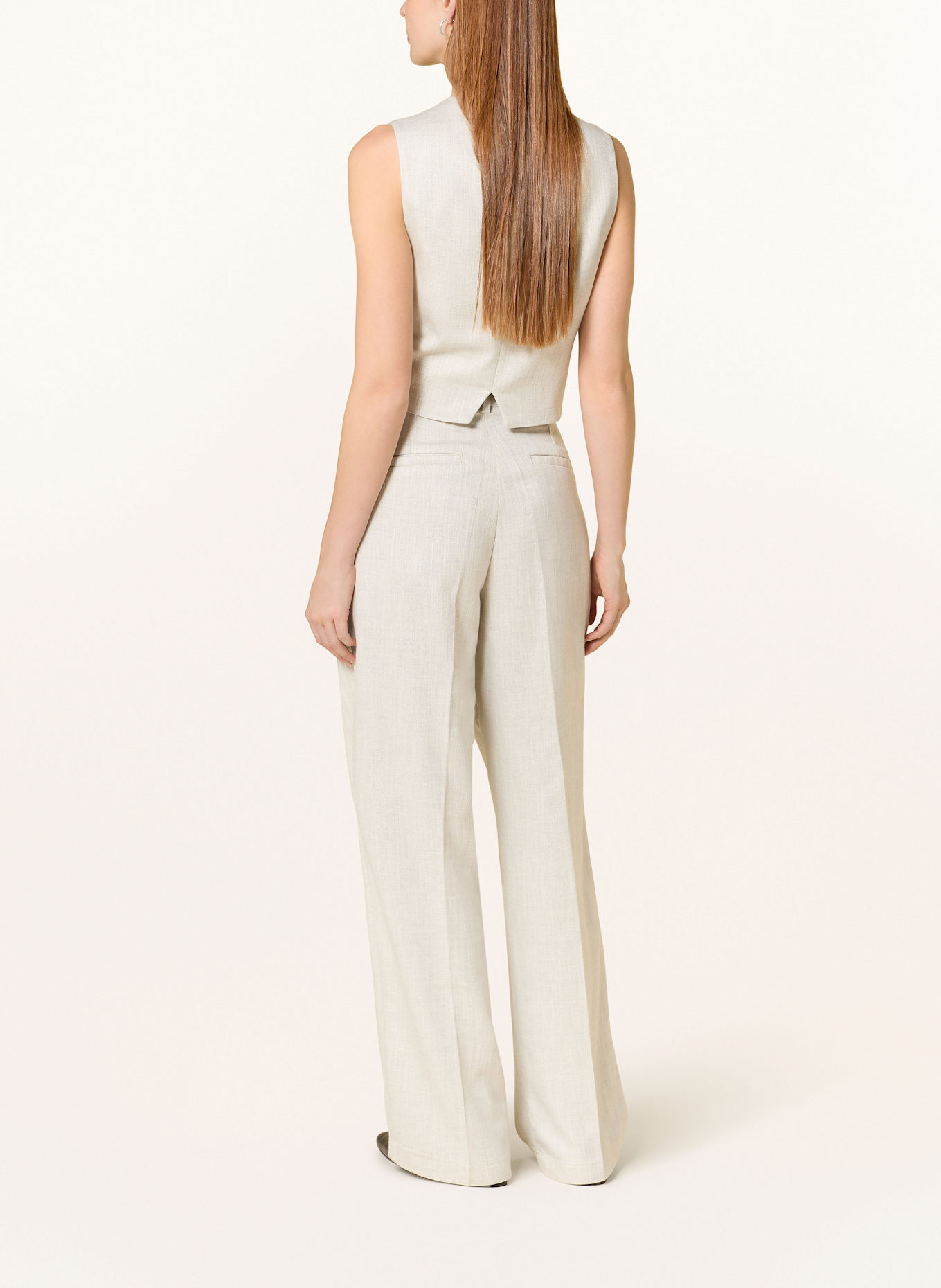 MILANO ITALY Blejzrová vesta: KRÉMOVÁ