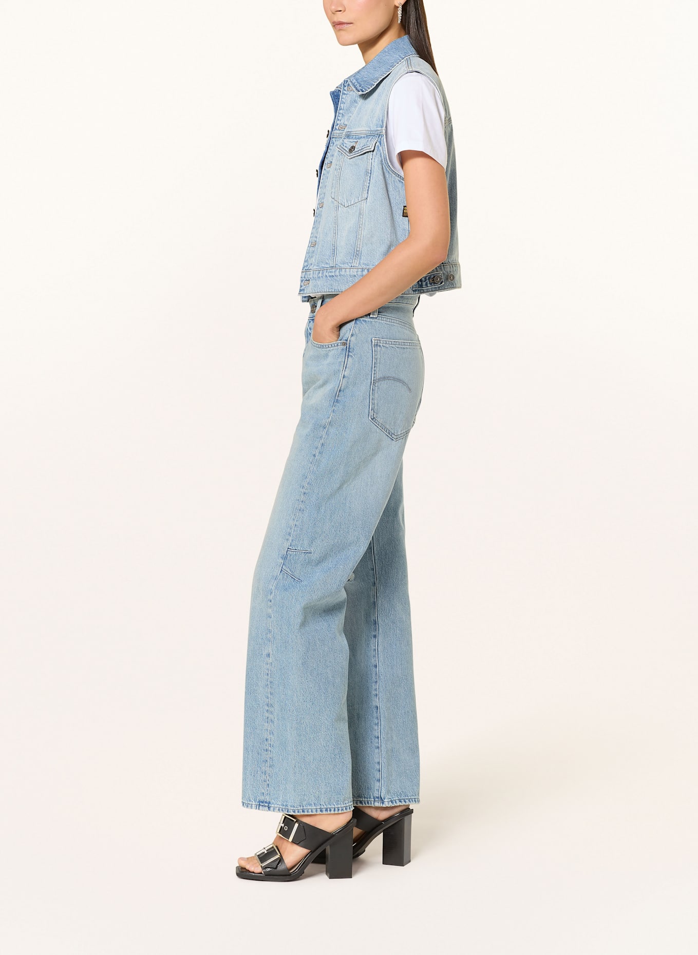G-Star Boyfriend Jeans BOWEY: H118 vintage ripped mine dust