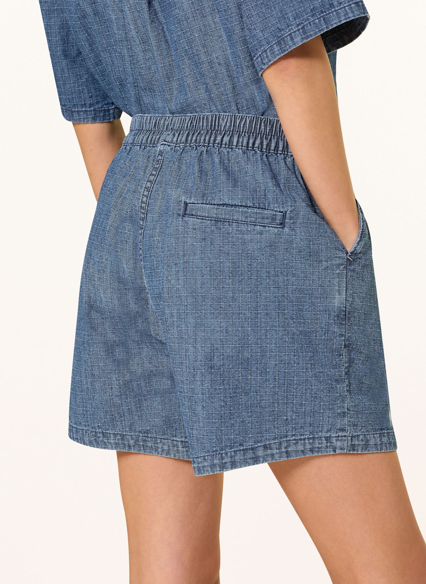 G-Star Jeansshorts: H165 faded  indigo ripstop