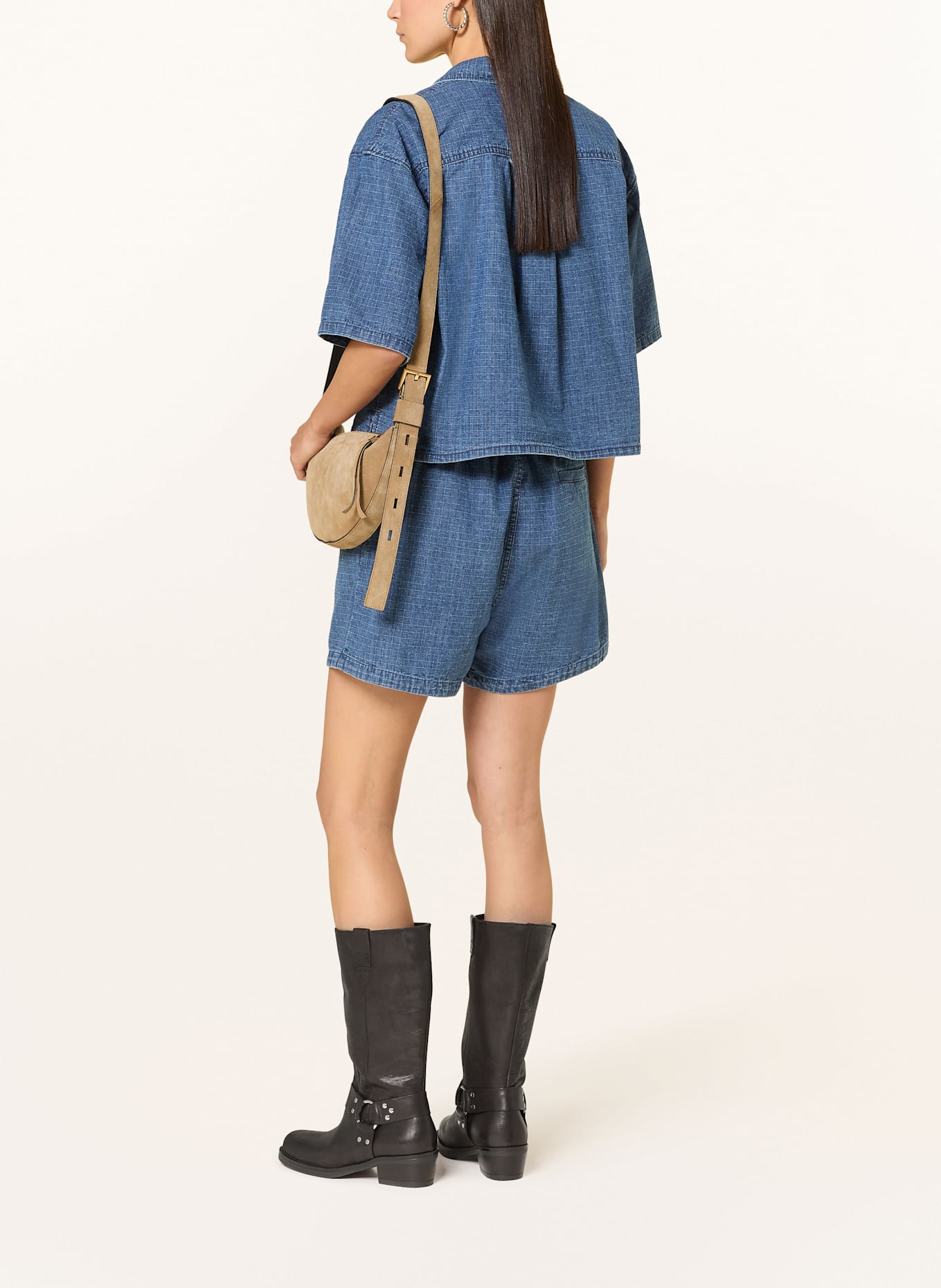 G-Star Blouse en jean court: BLEU