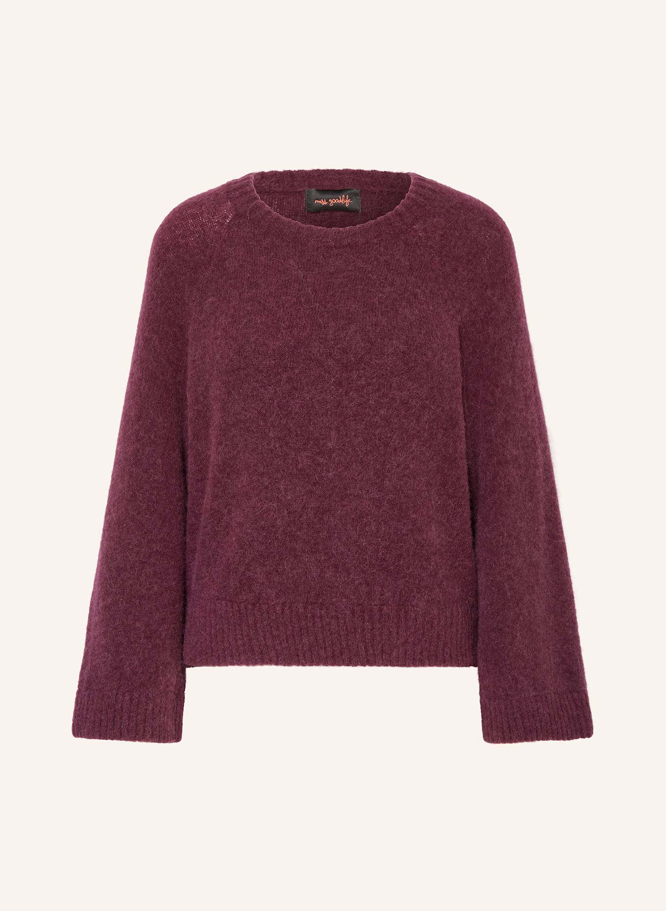 miss goodlife Pullover mit Alpaka: DUNKELROT