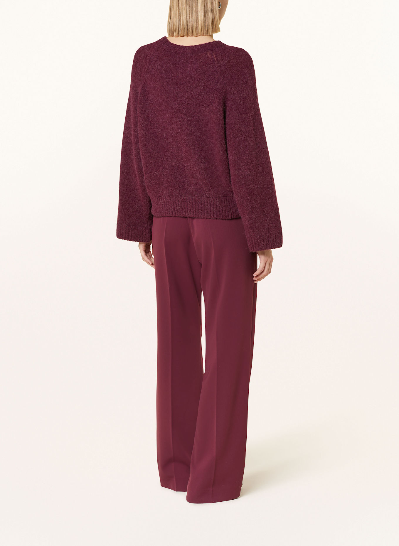 miss goodlife Pullover mit Alpaka: DUNKELROT