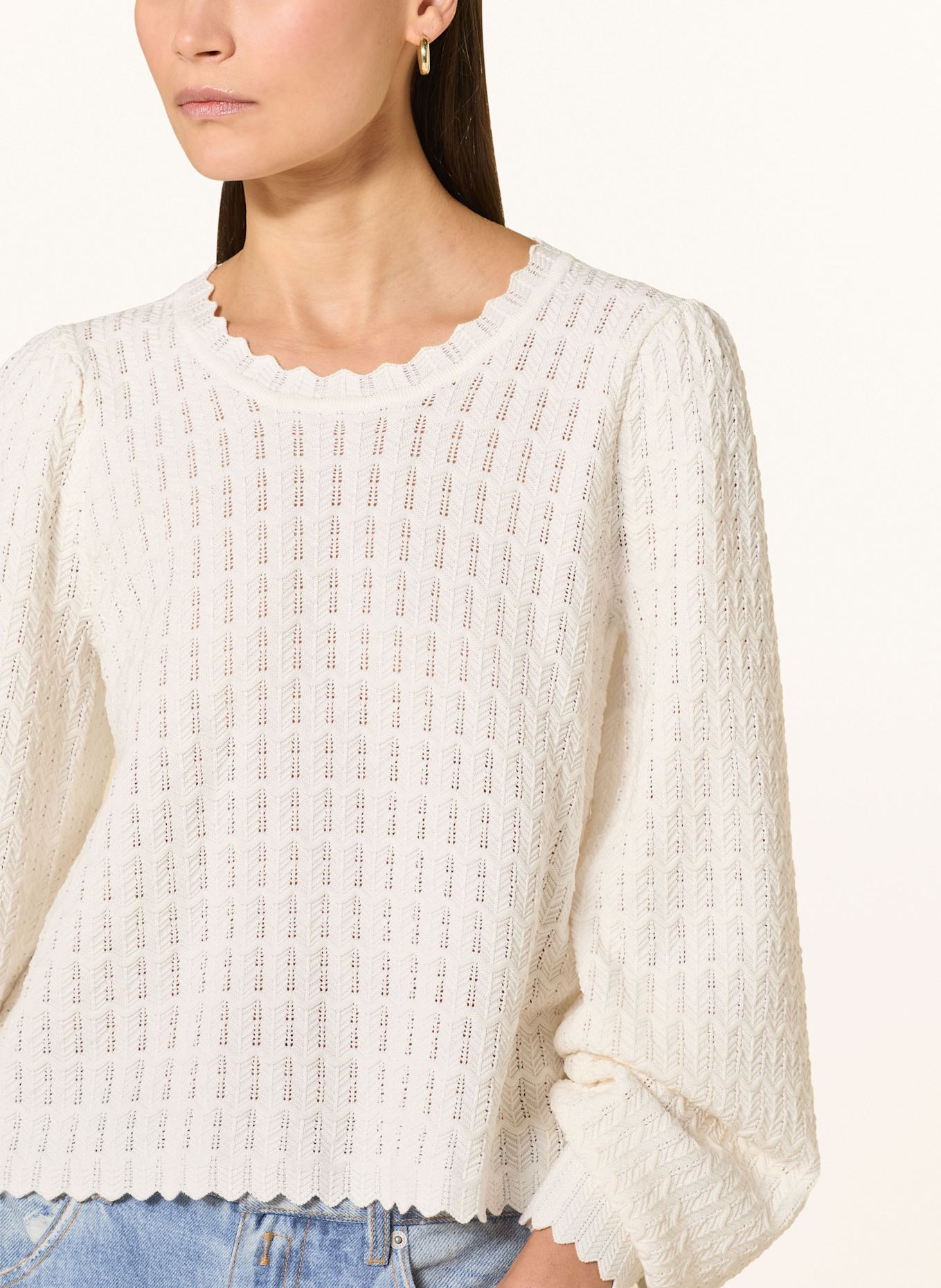 NEO NOIR Pullover: WEISS