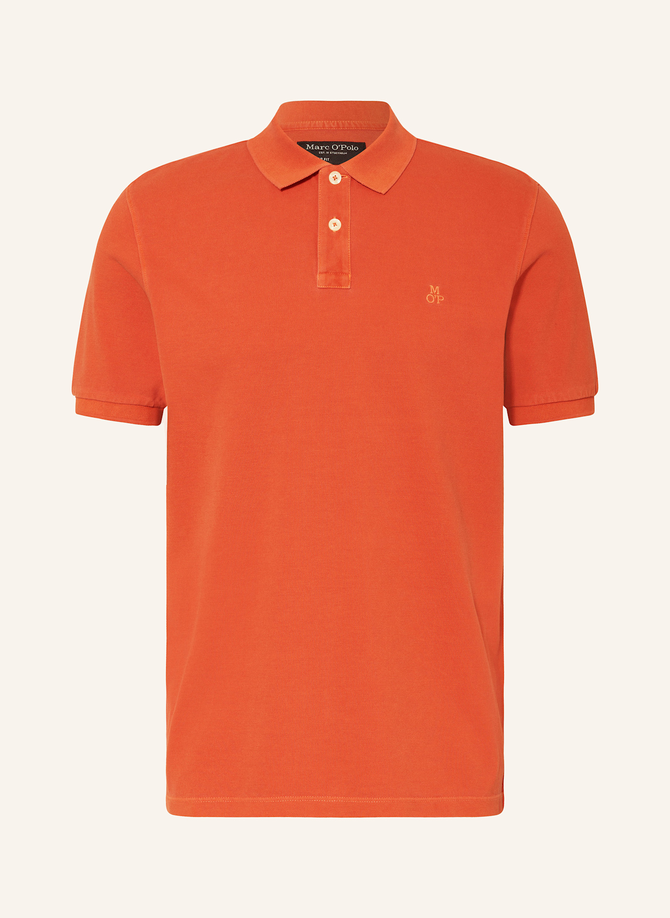 Marc O'Polo Piqué-Poloshirt: ORANGE