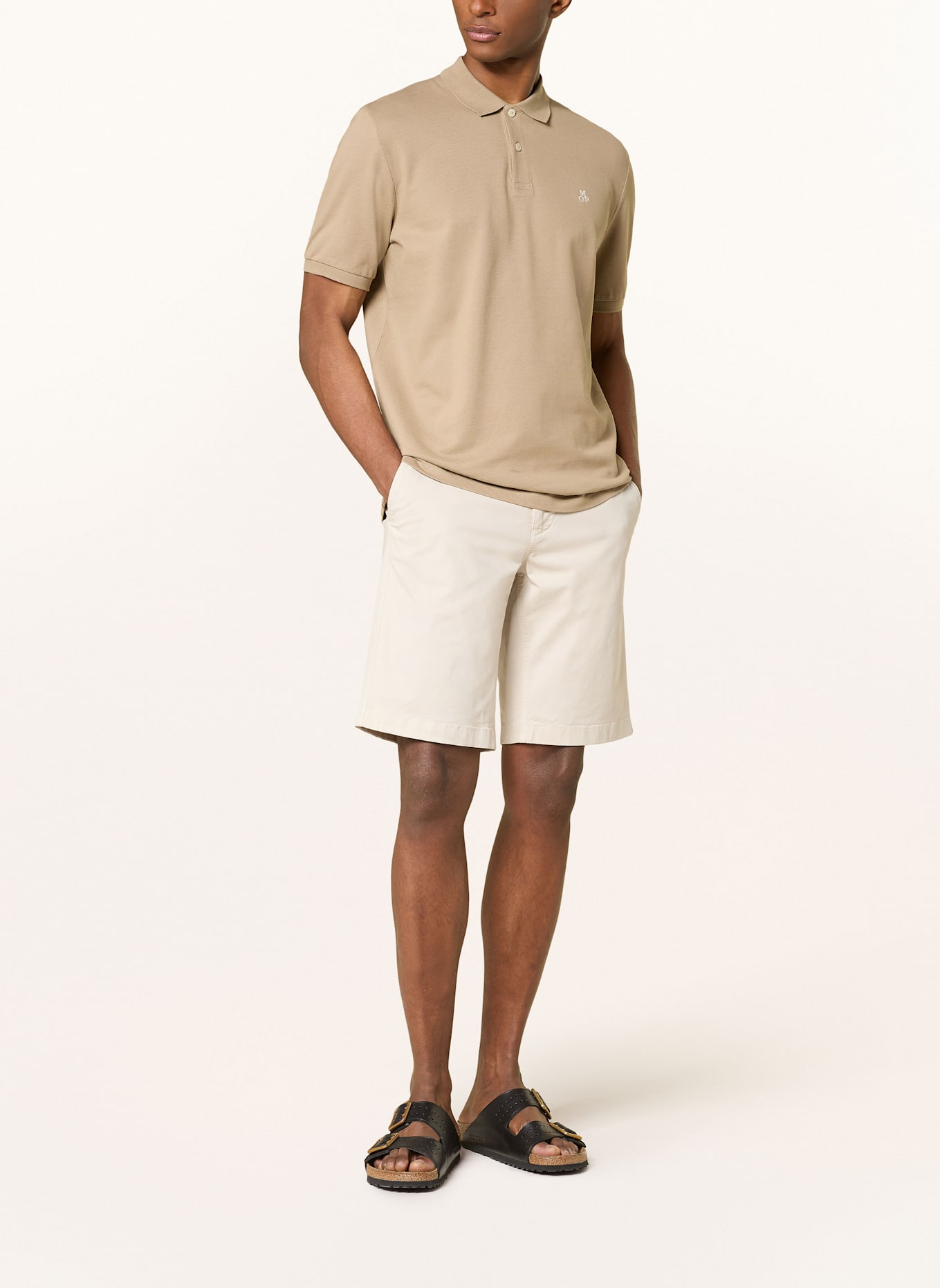 Marc O'Polo Szorty Regular Fit: KREMOWY