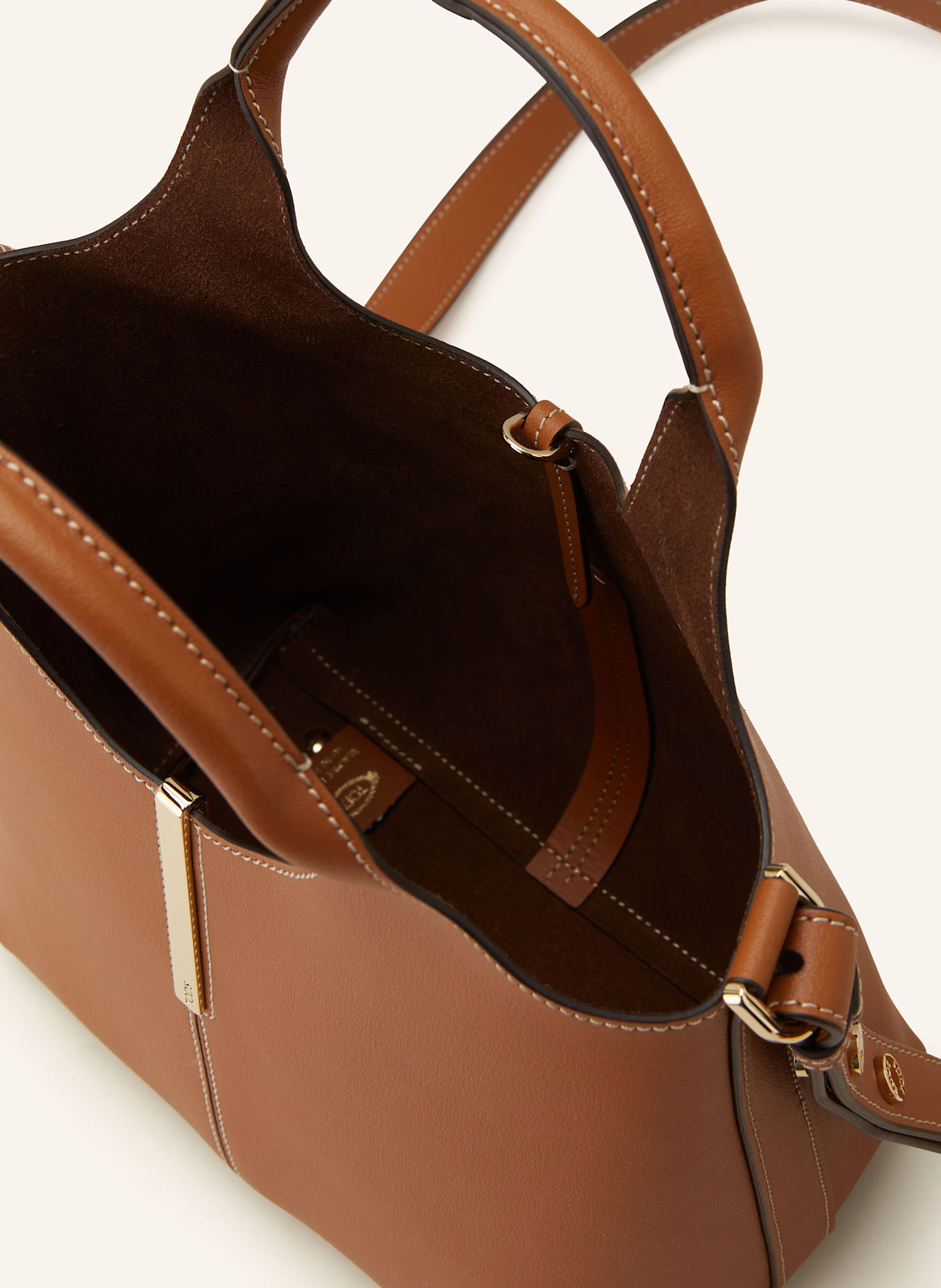 TOD'S Shopper MINI: BROWN
