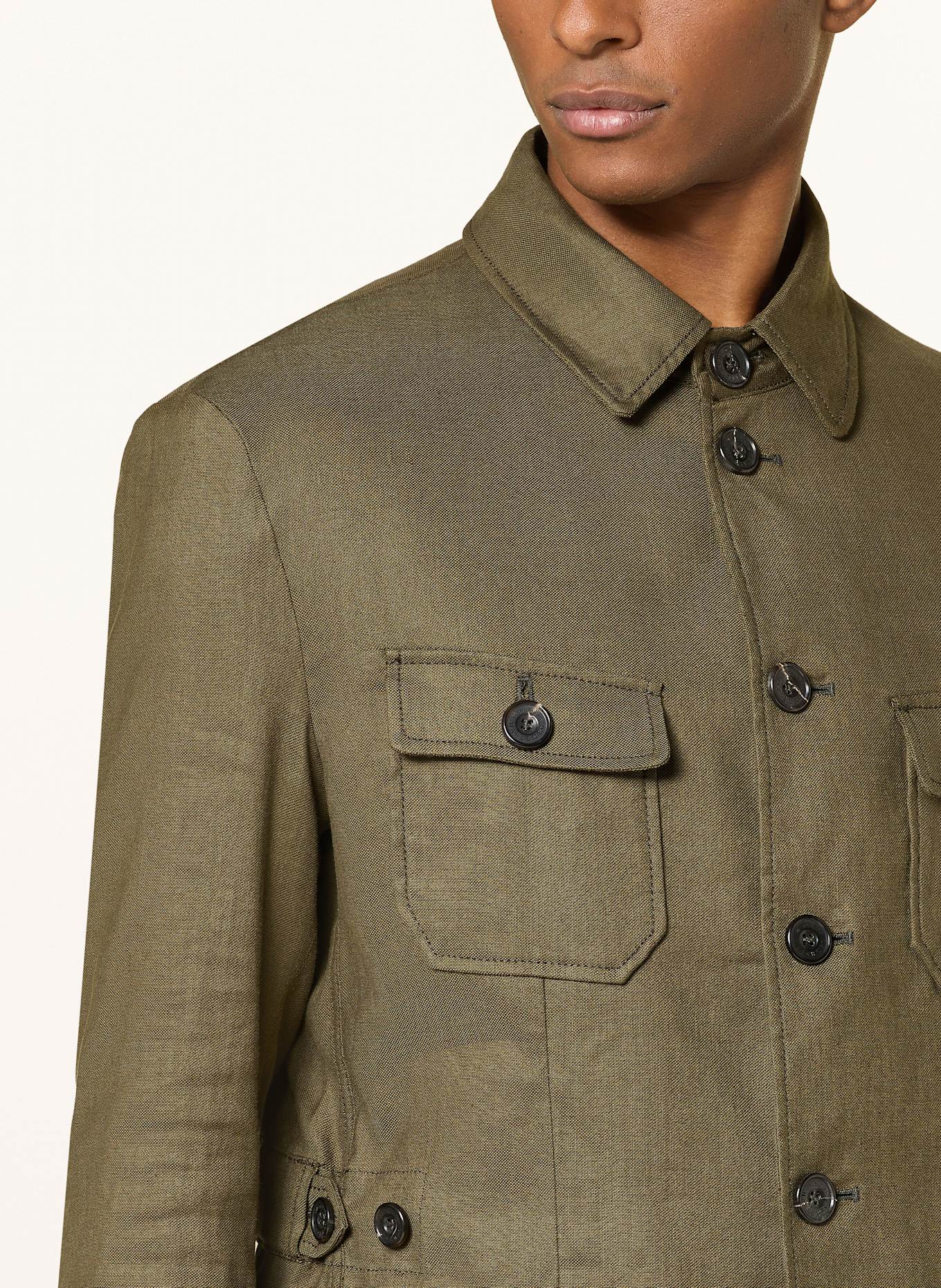 HABSBURG Jacke FEISTRITZ mit Leinen: KHAKI