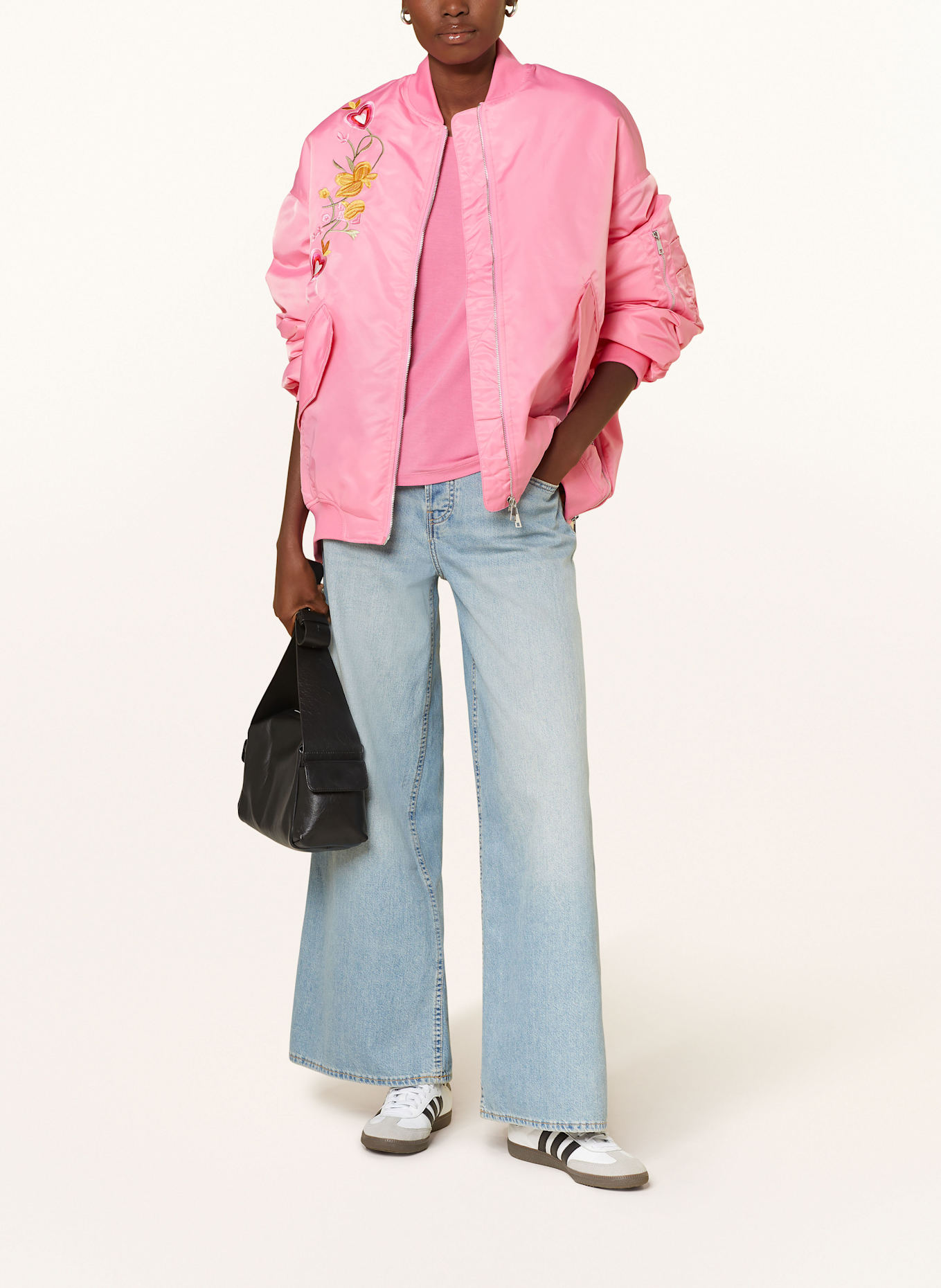 miss goodlife Bomber jacket: PINK
