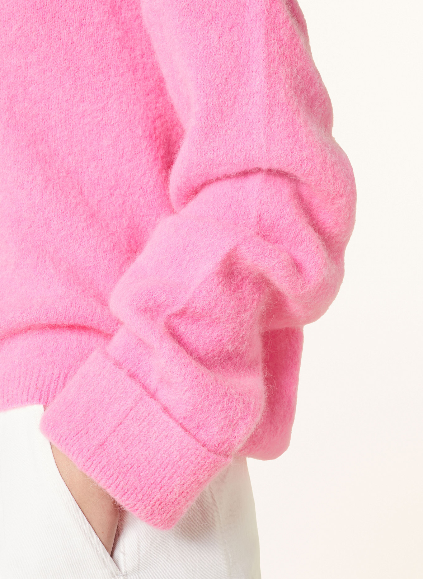 miss goodlife Pullover mit Alpaka: NEONPINK