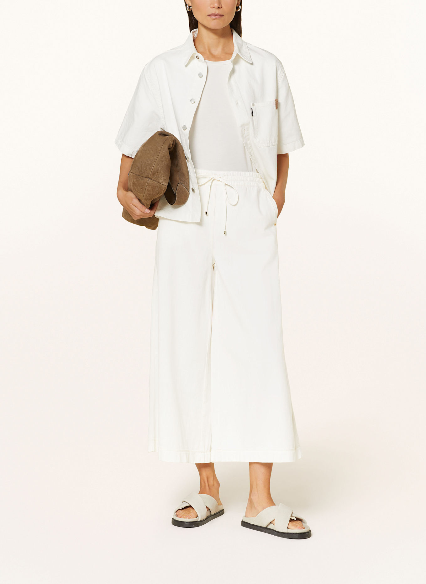 CAMBIO ALMA culottes: ECRU