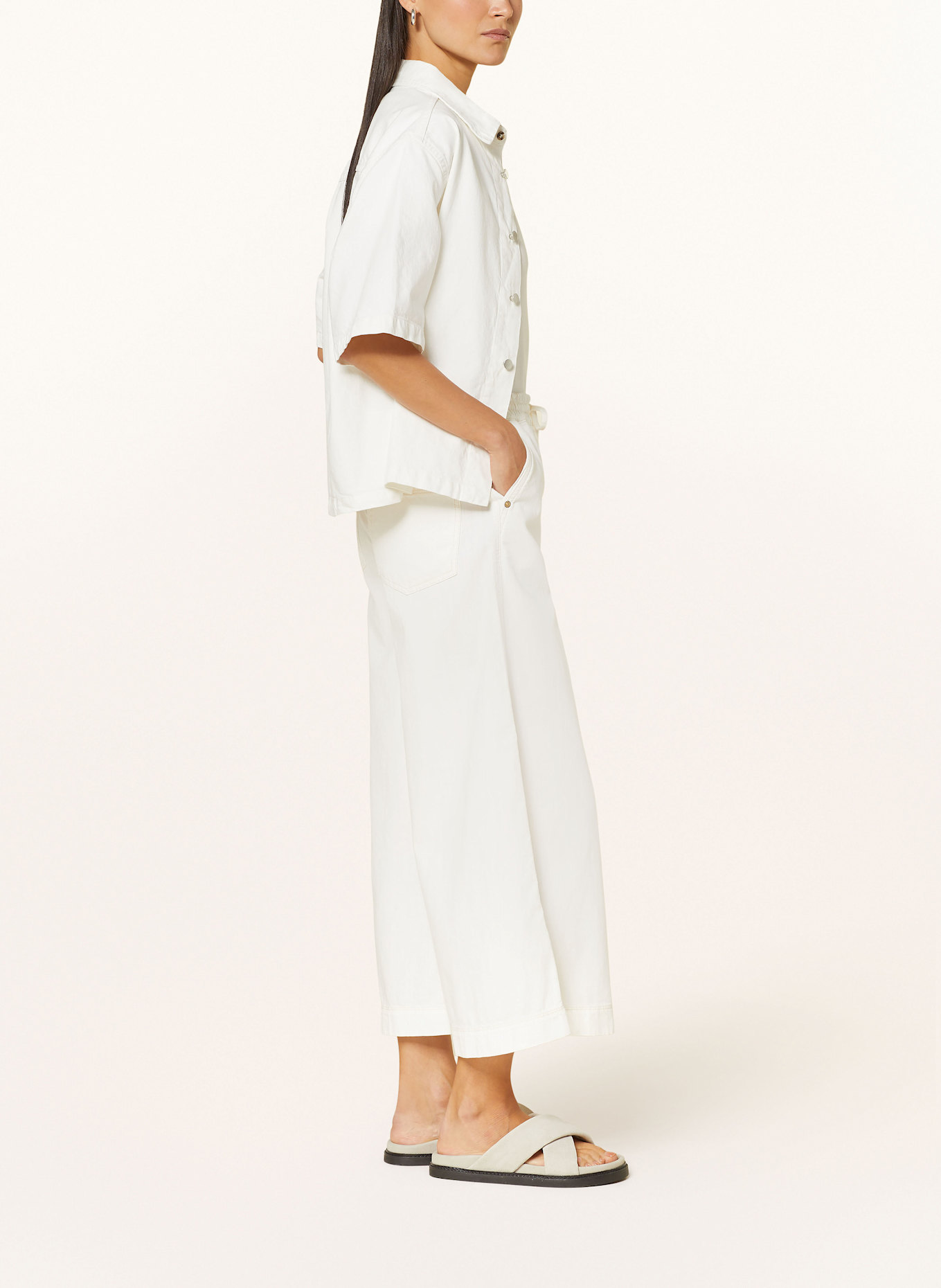 CAMBIO ALMA culottes: ECRU