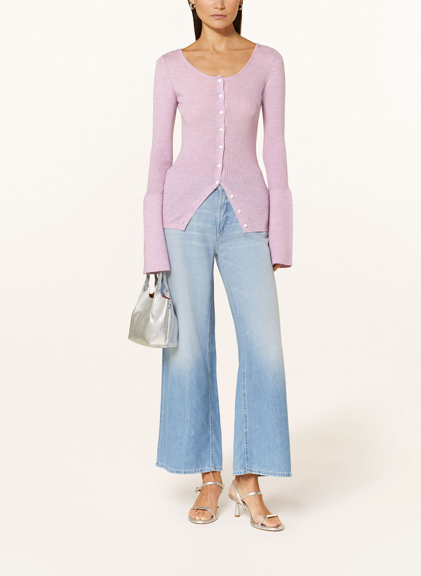 CAMBIO Jeansy flare PALAZZO: 5265 drapy light used