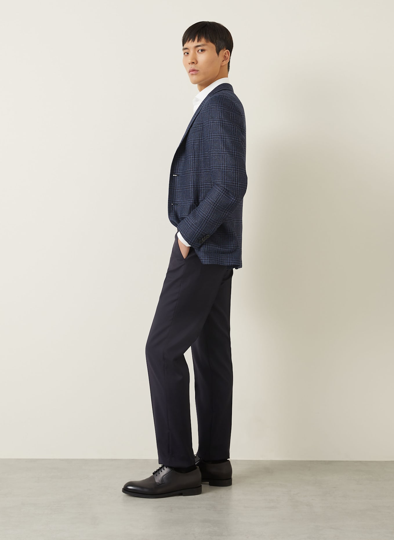 ZEGNA Hose Slim Fit: DUNKELBLAU