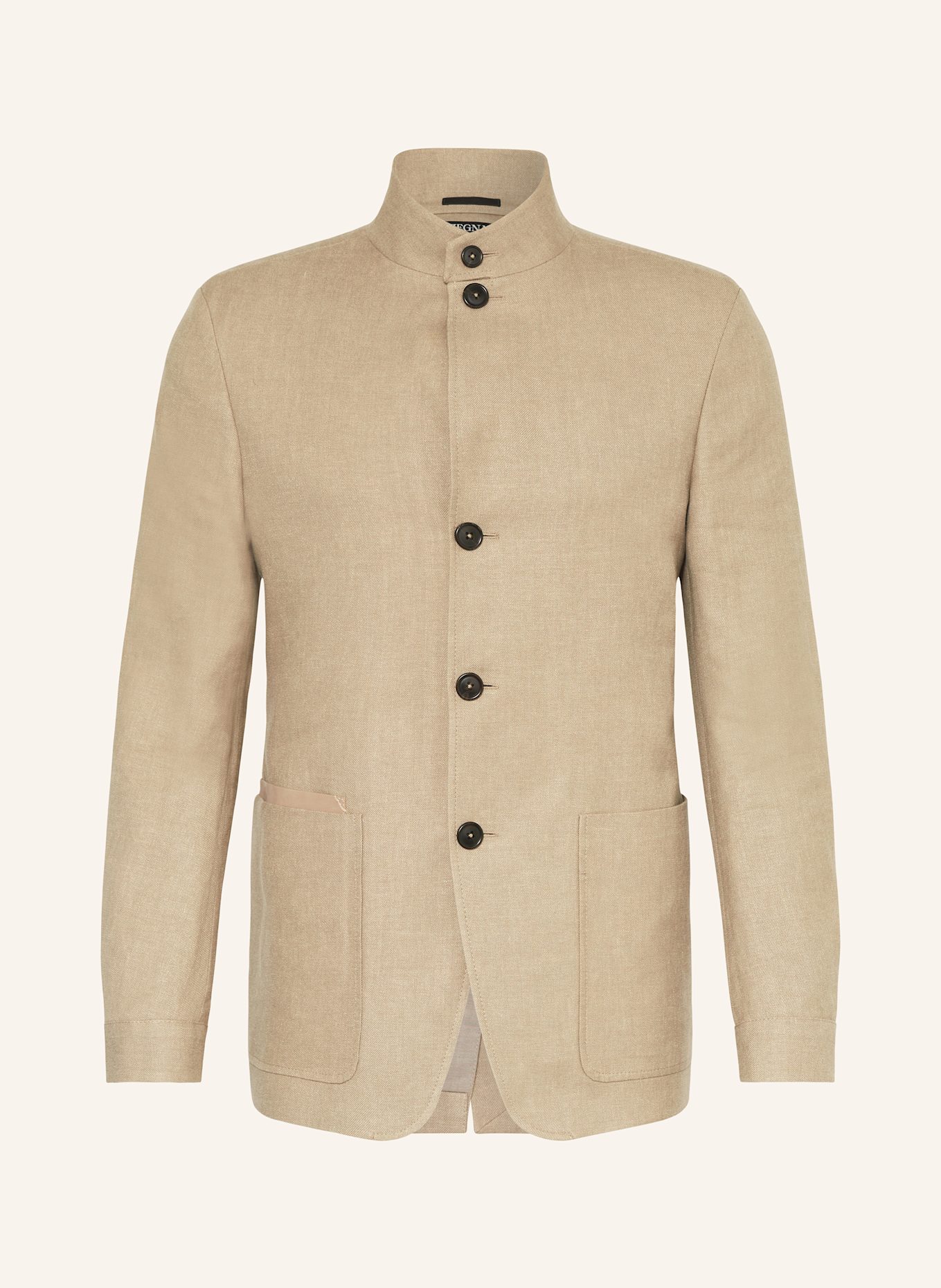ZEGNA Jacke mit Leinen: BEIGE