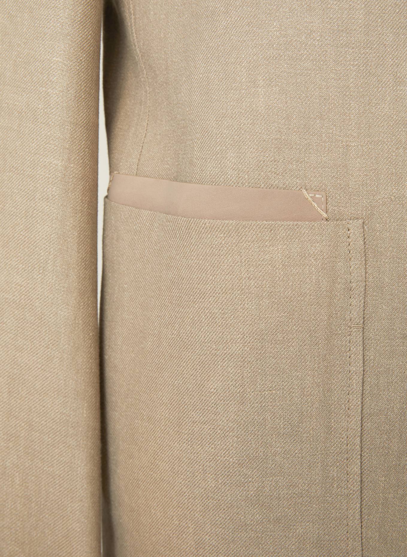 ZEGNA Jacke mit Leinen: BEIGE