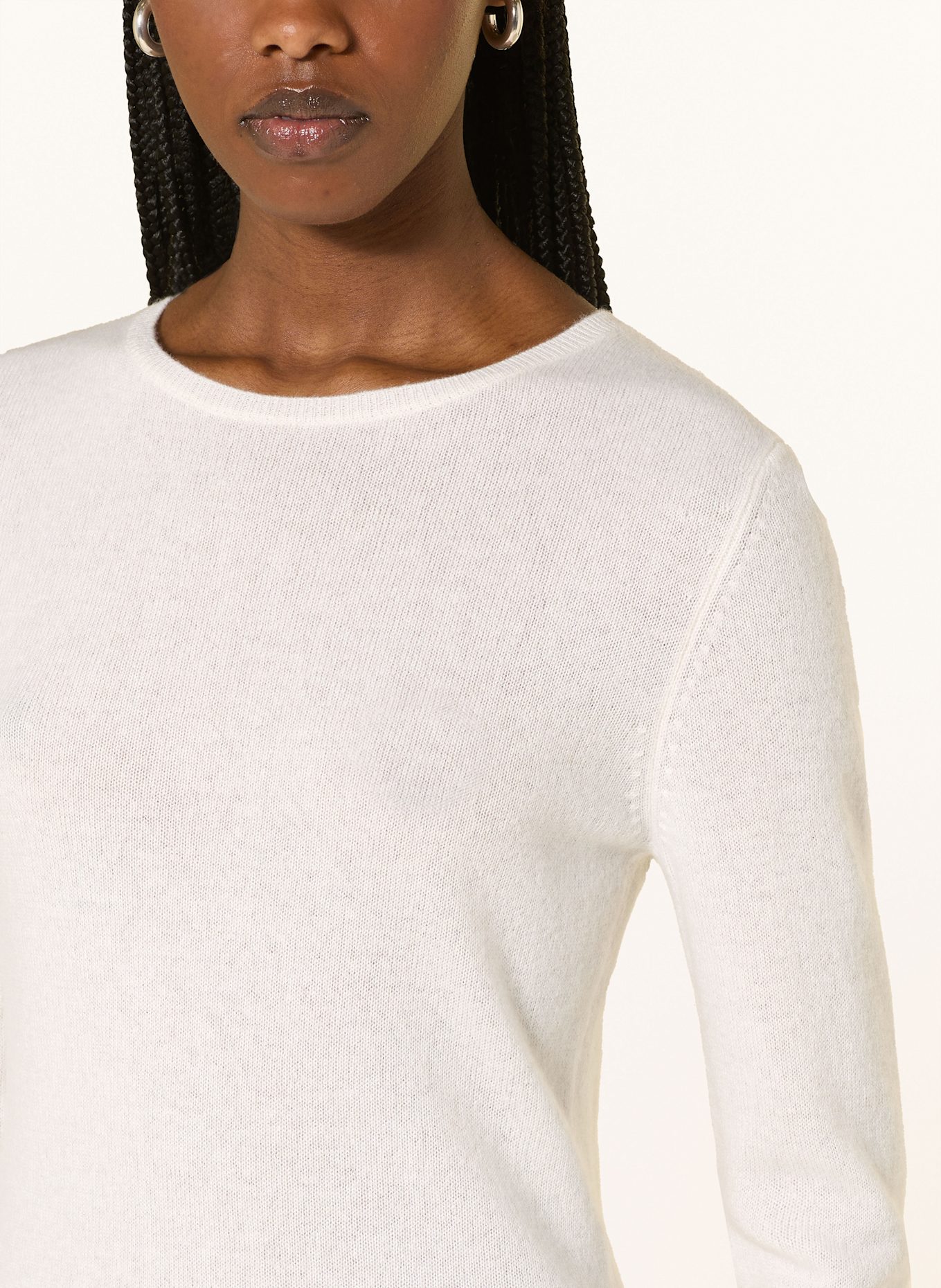 ALMADA LABEL Cashmere-Pullover AWA: CREME