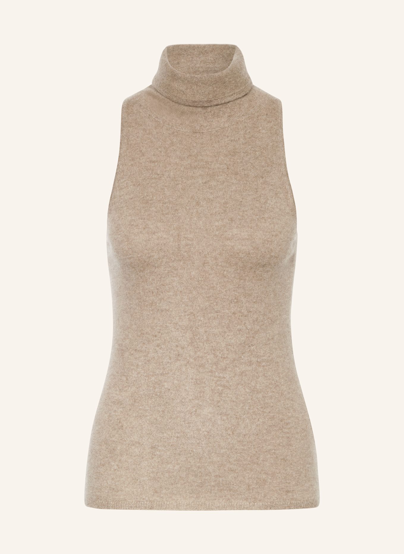 ALMADA LABEL Stricktop VIDA aus Cashmere: HELLBRAUN
