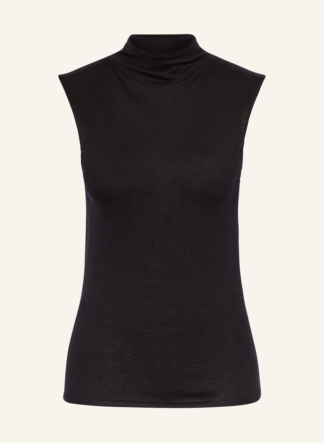 ALMADA LABEL Knit top ELLE in cashmere: BLACK