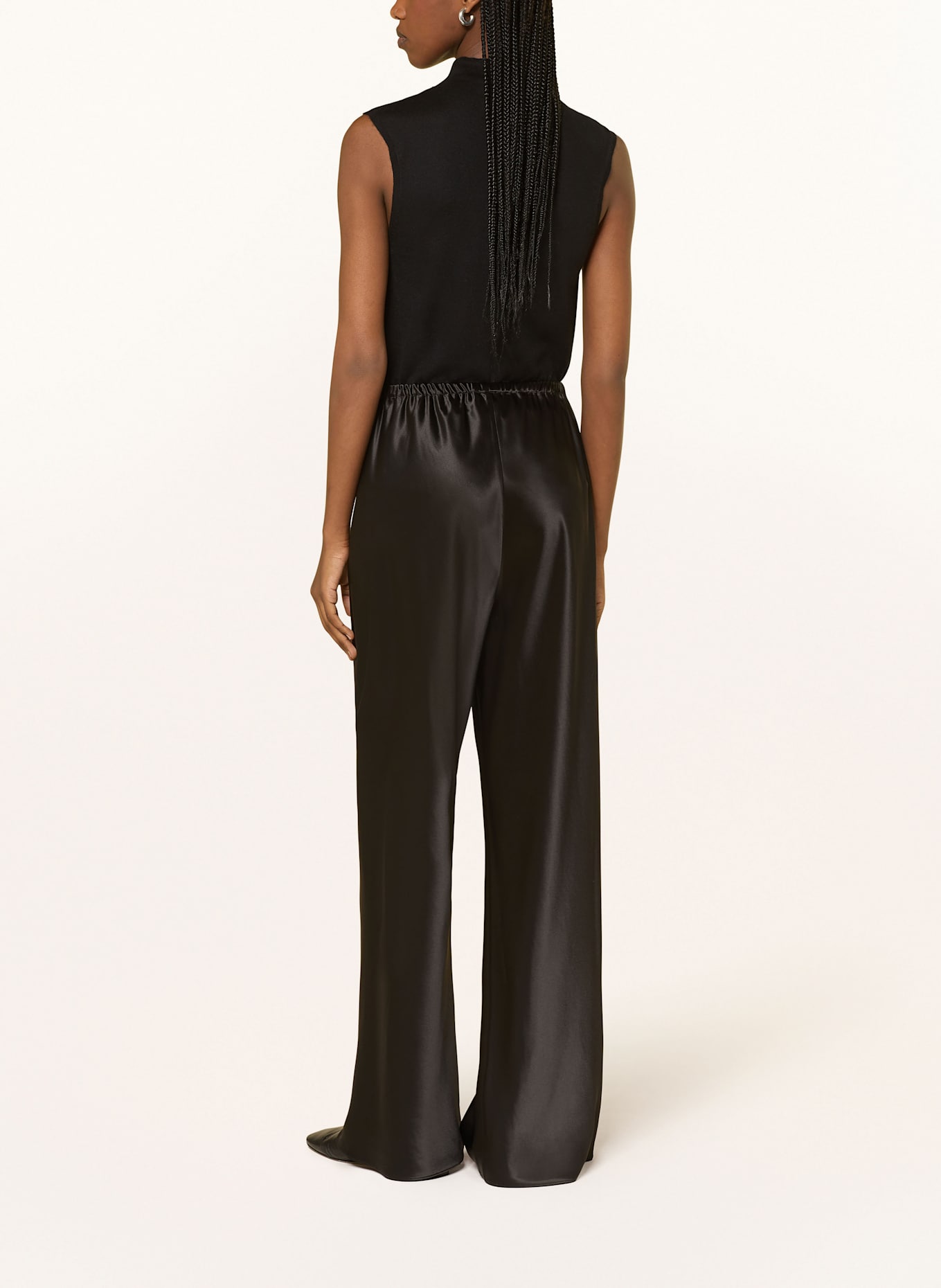 ALMADA LABEL Knit top ELLE in cashmere: BLACK