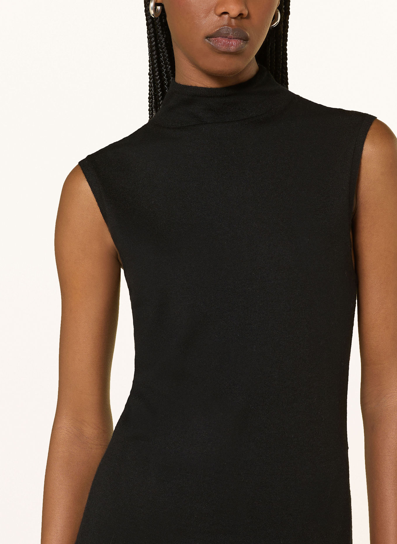 ALMADA LABEL Knit top ELLE in cashmere: BLACK