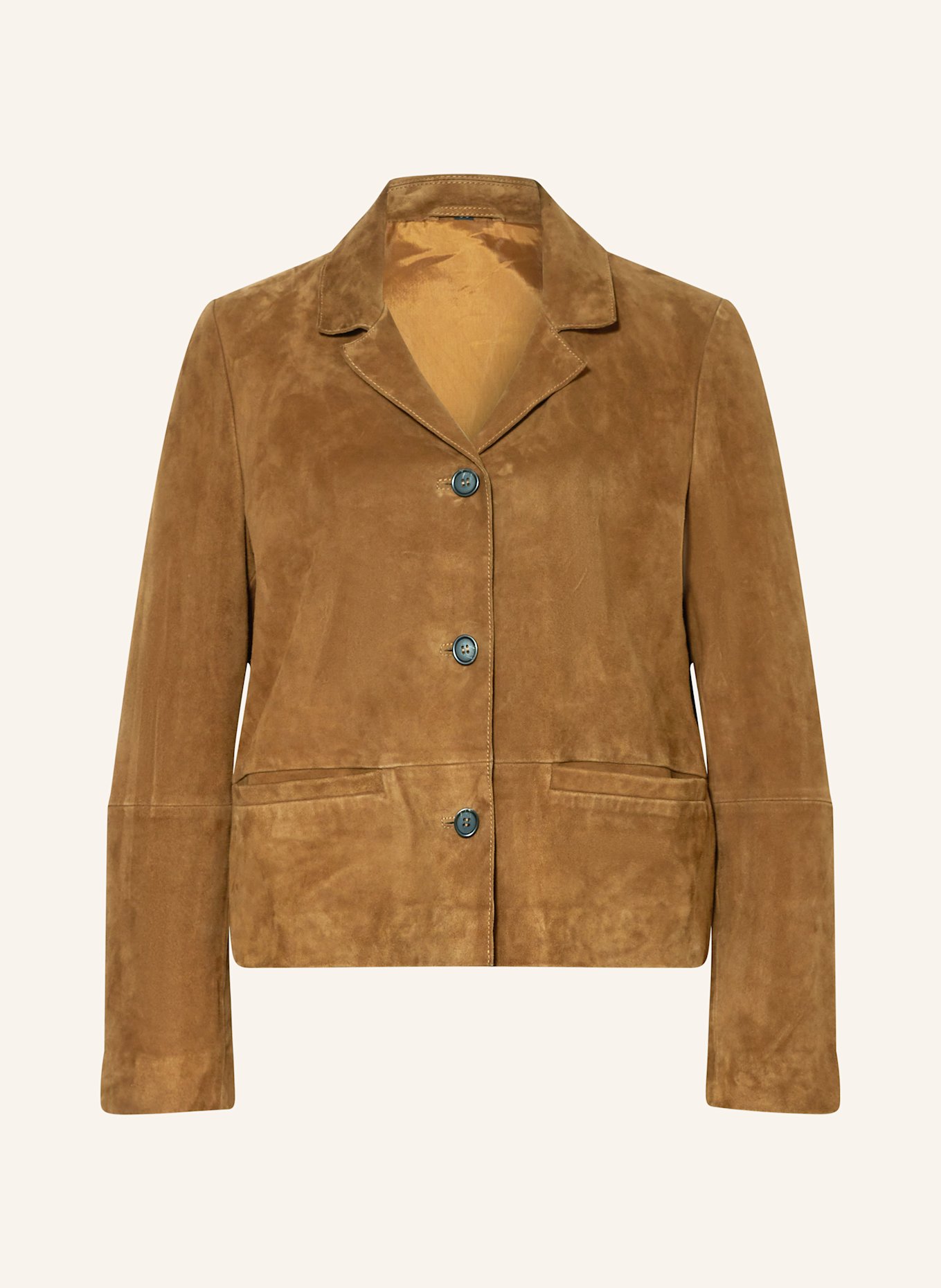 MRS & HUGS Lederjacke: BRAUN