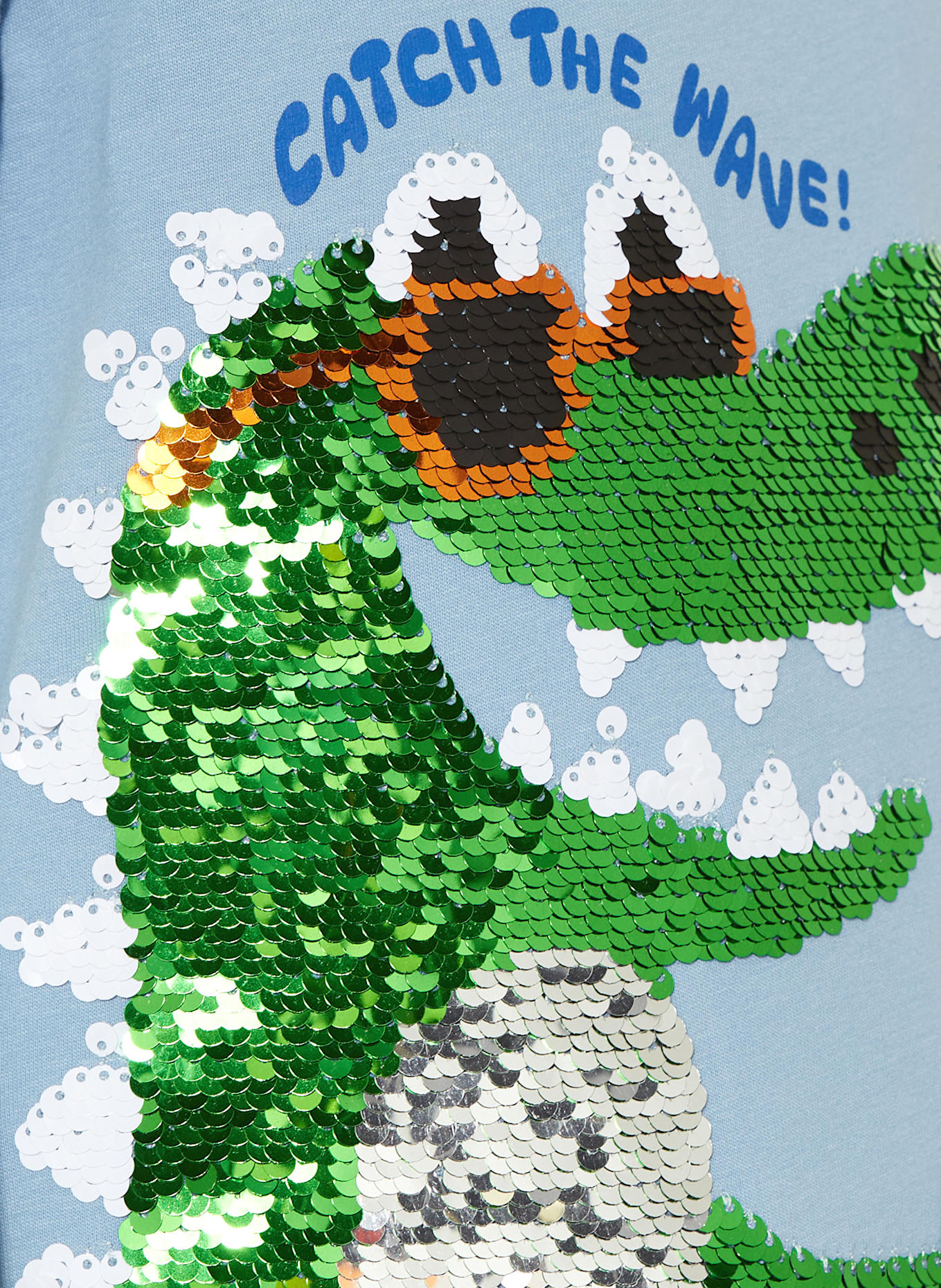 s.Oliver RED Tričko s flitry: TMAVĚ MODRÁ