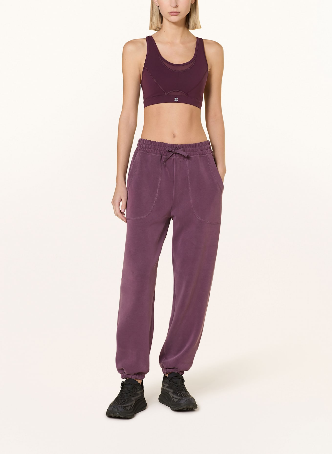 Sweaty Betty Sport-BH POWER ICON RUNNING: FUCHSIA