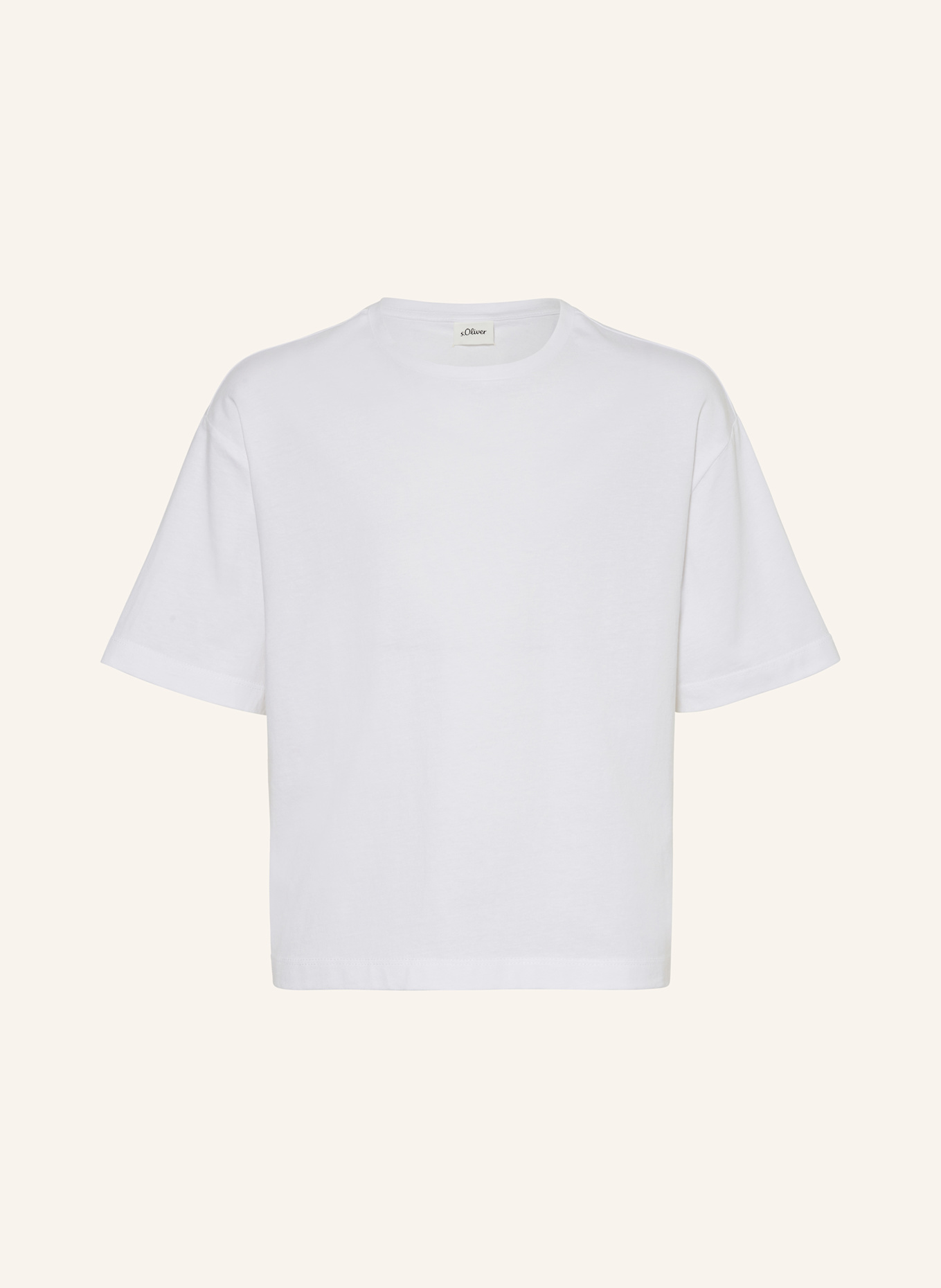 s.Oliver RED T-shirt: WHITE