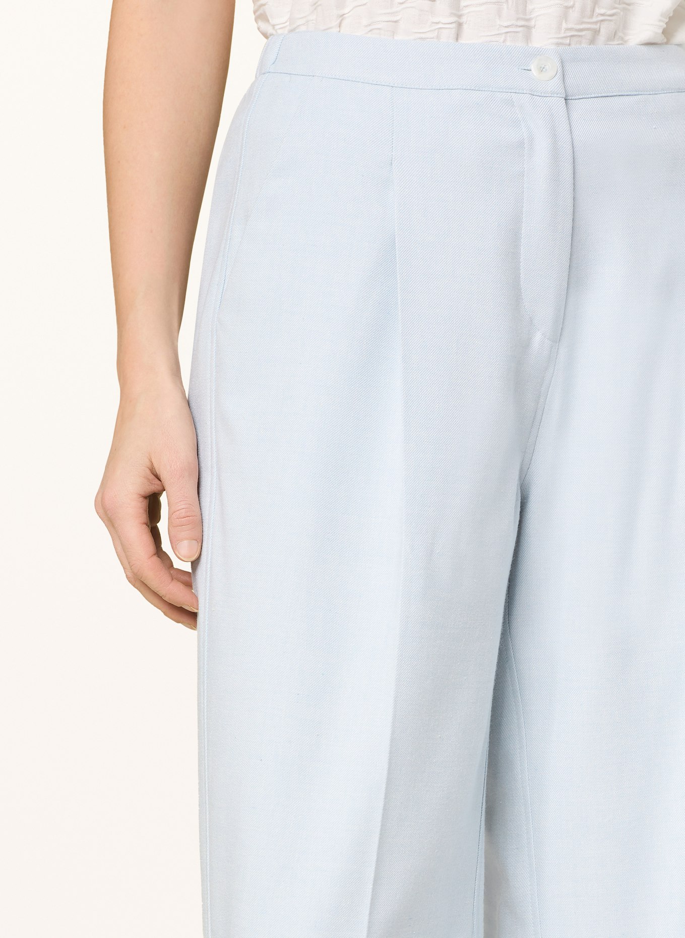 OPUS Marlenehose MAIGA: HELLBLAU