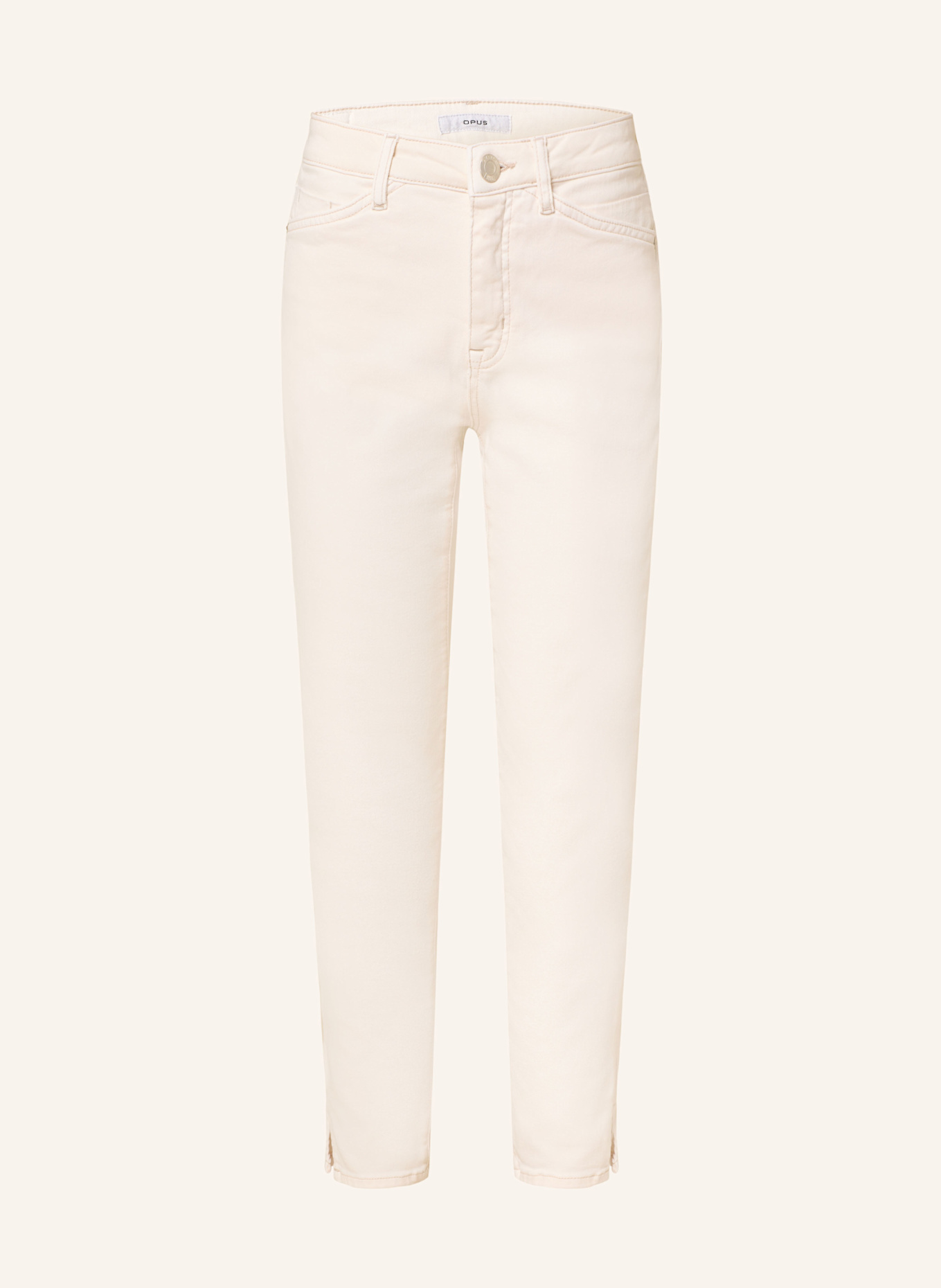 OPUS Skinny Jeans ELMA: ECRU