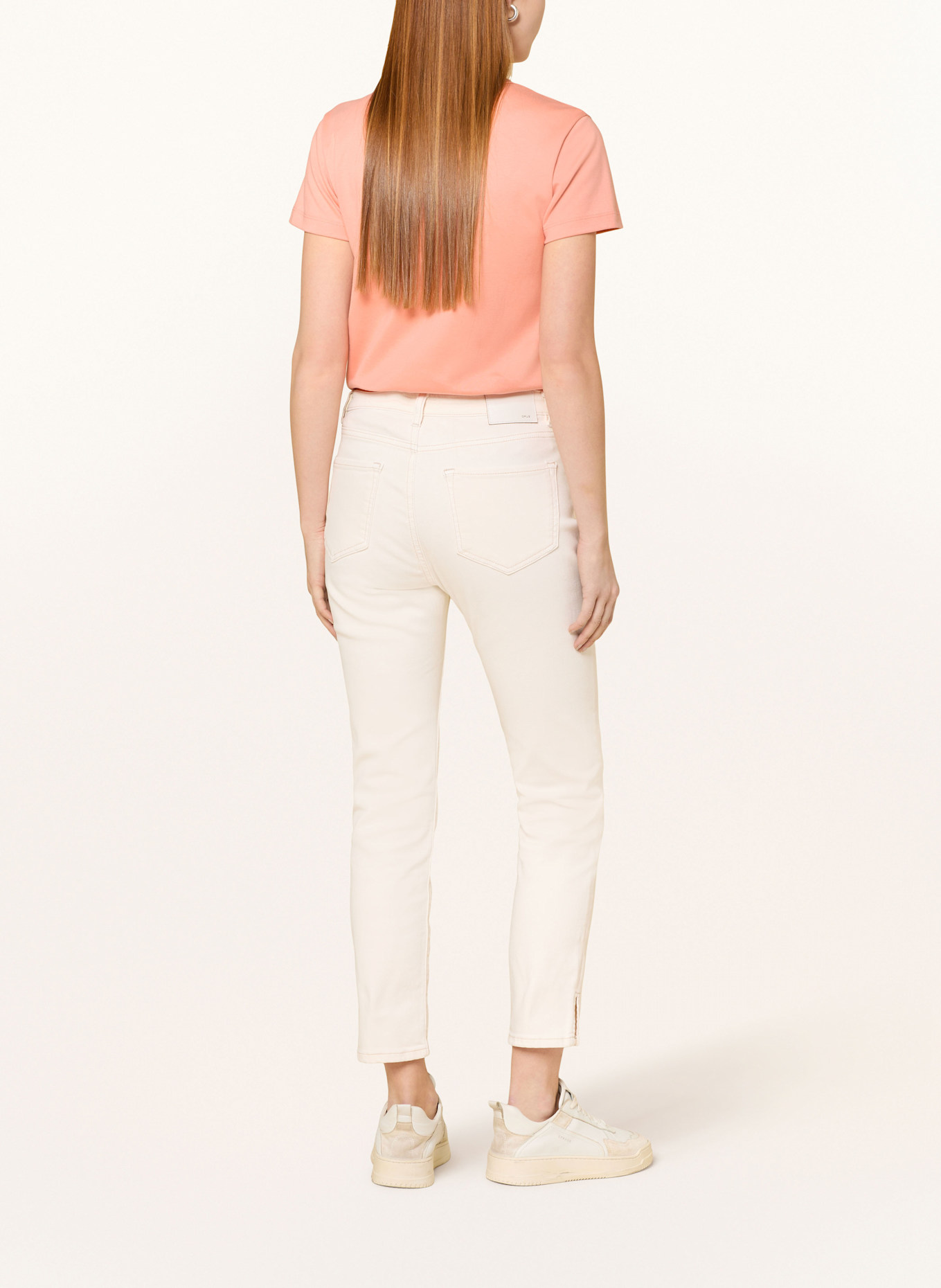 OPUS Skinny Jeans ELMA: ECRU
