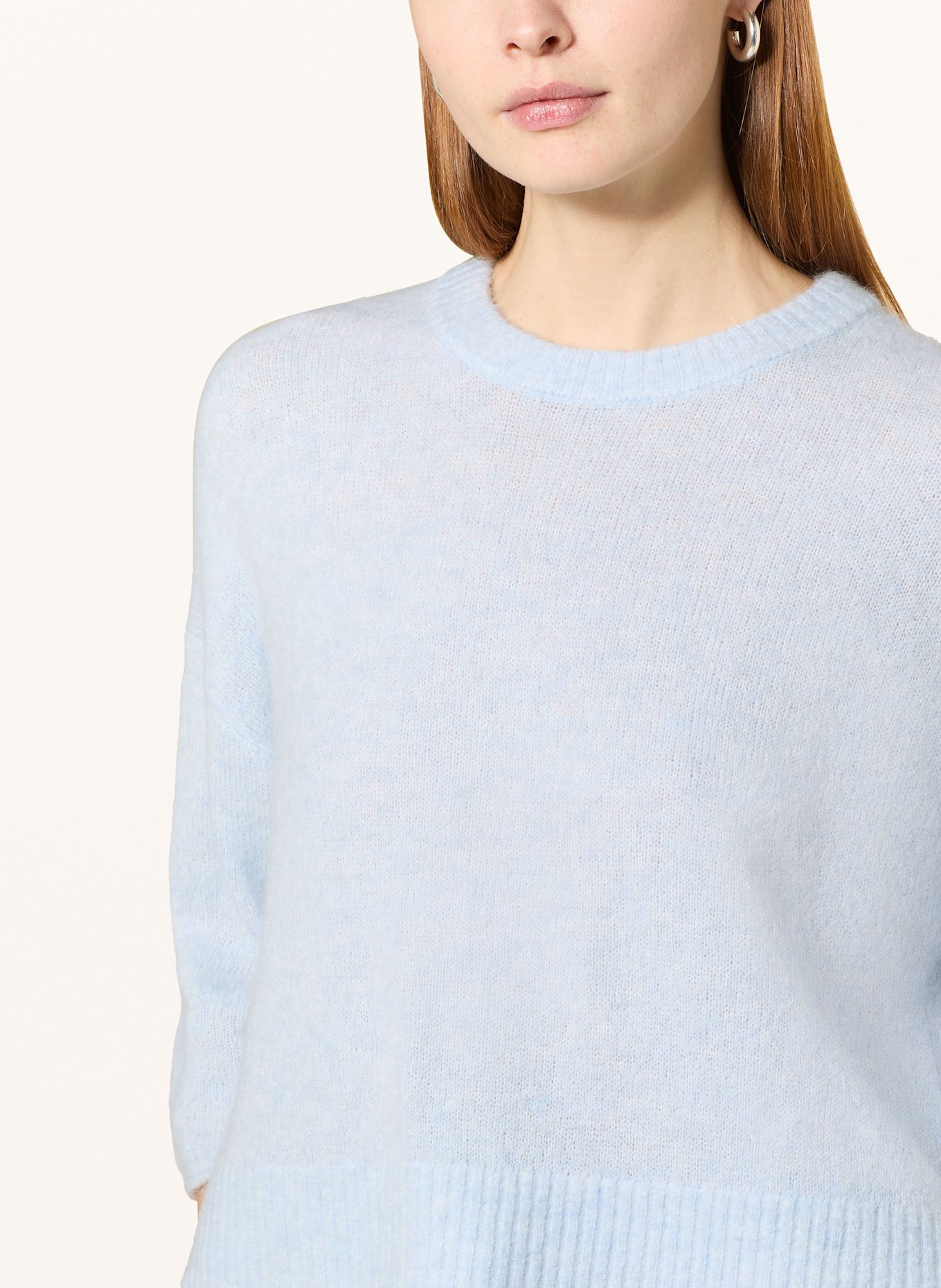 OPUS Pullover PORIA: HELLBLAU