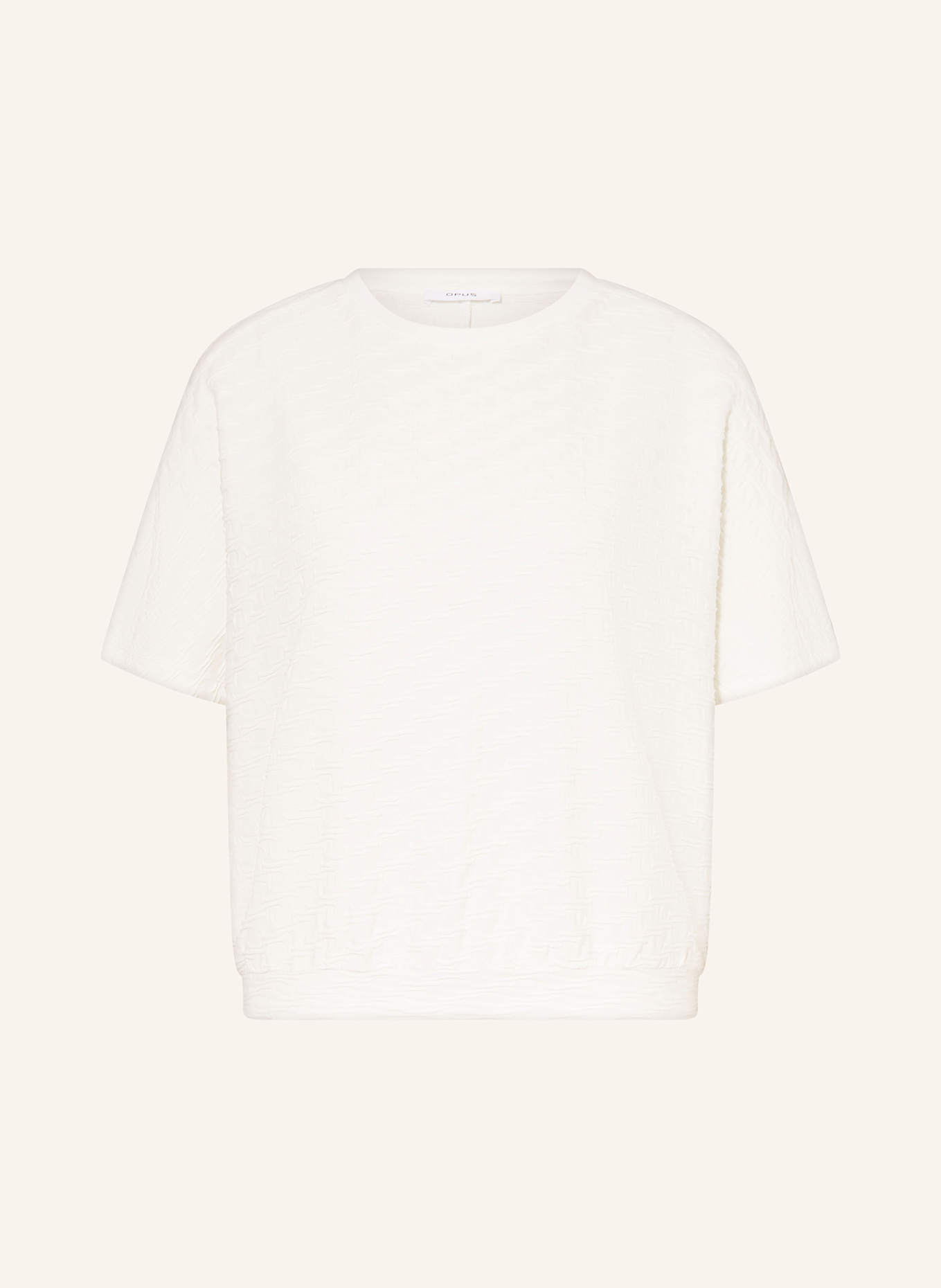 OPUS T-Shirt SENNI: CREME