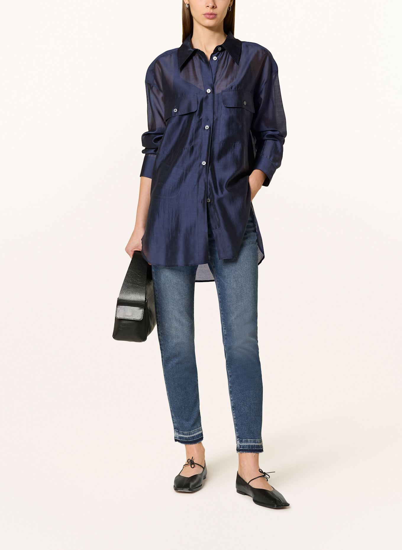 OPUS Skinny Jeans EVITA: 70224 mid feelgood blue