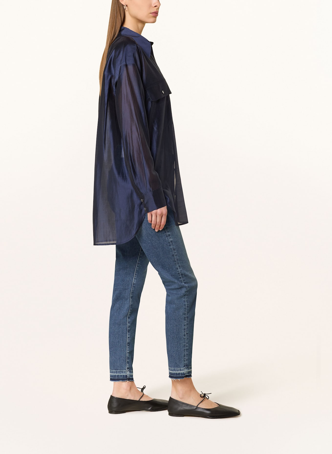 OPUS Skinny Jeans EVITA: 70224 mid feelgood blue
