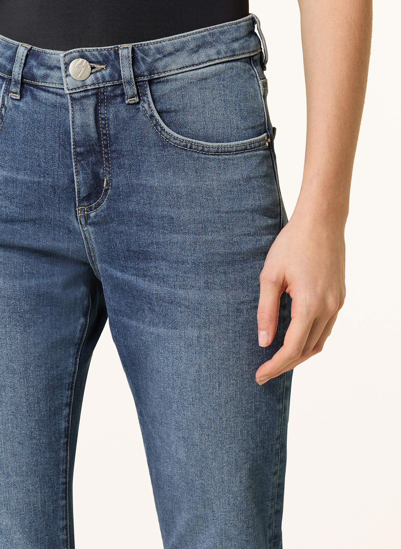 OPUS Skinny Jeans EVITA: 70224 mid feelgood blue